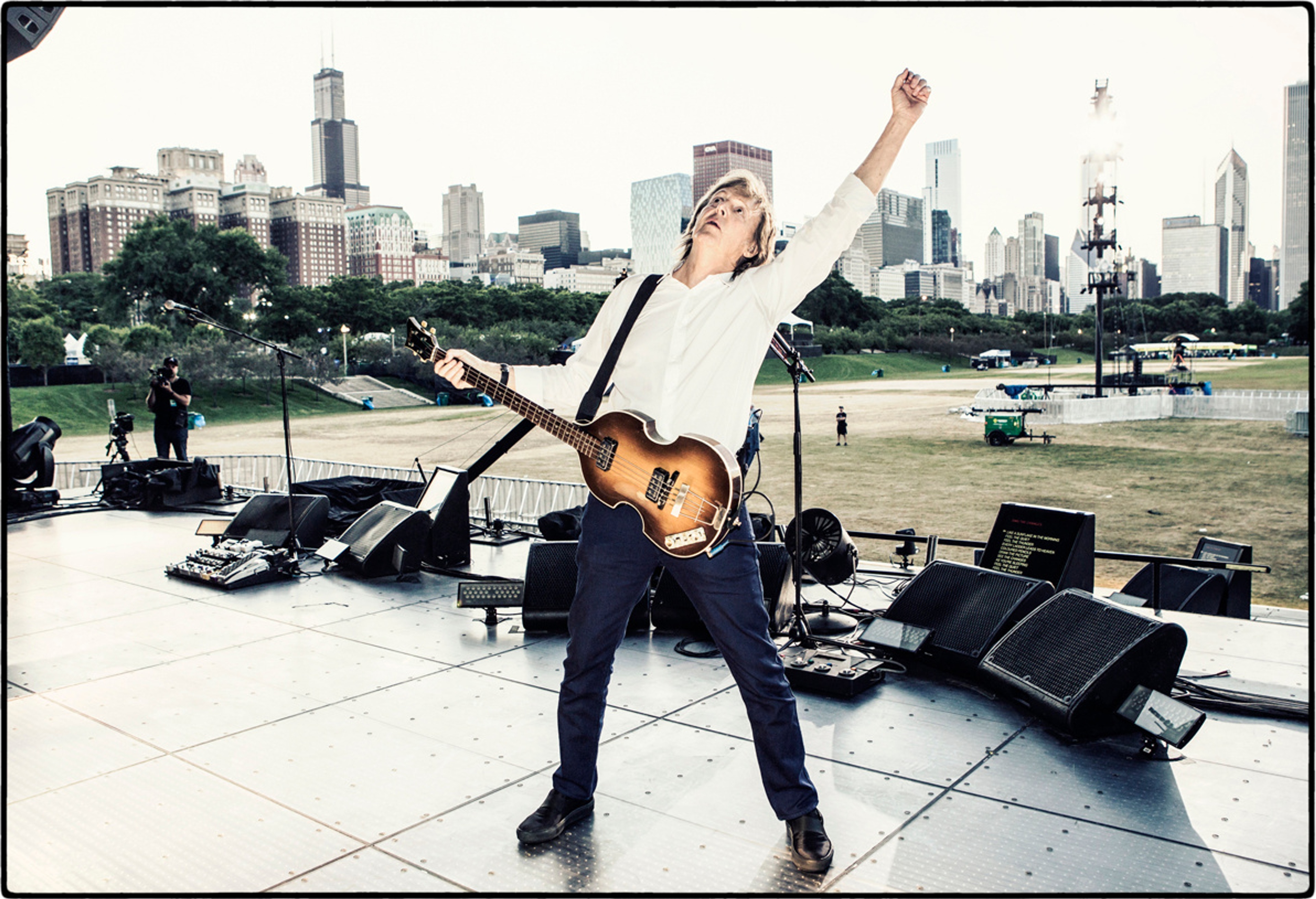 Rehearsals, Lollapalooza Festival, Grant Park, Chicago - 31st July 2015