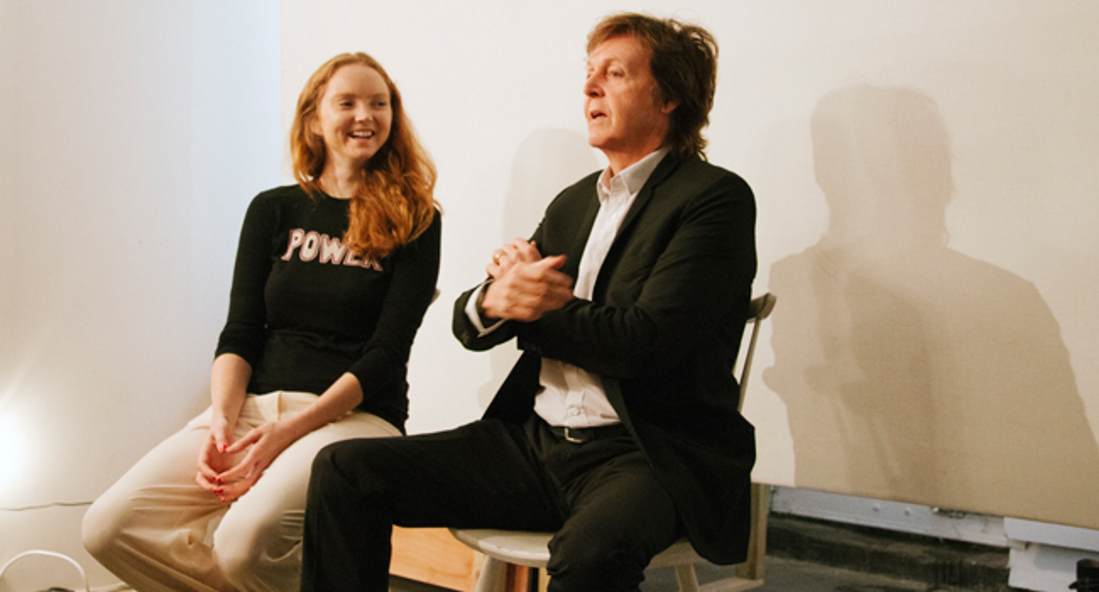 New Photos: Paul and Lily Cole Discuss 'Hope For The Future'