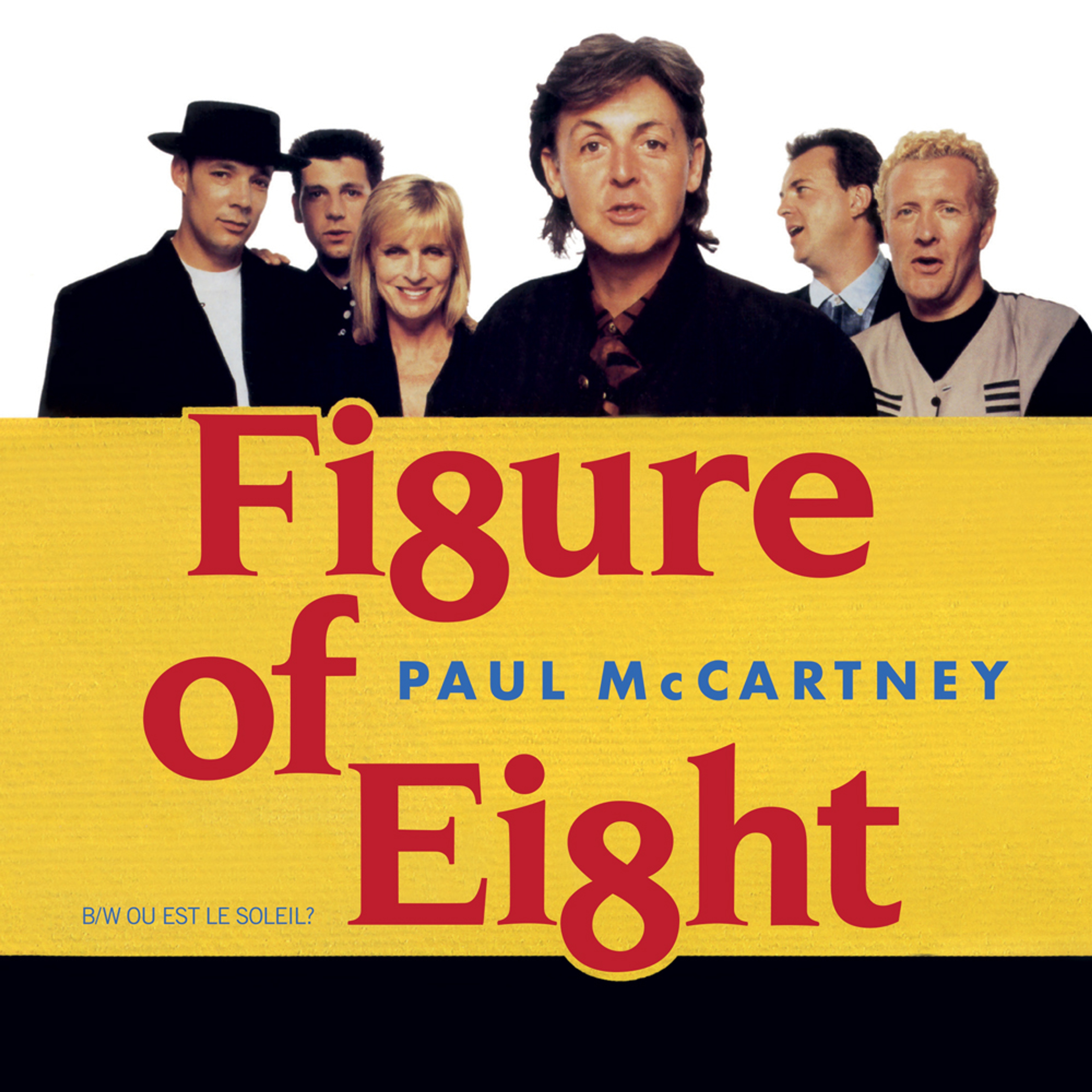“Figure of Eight” Single artwork as featured in 'The 7" Singles Box'