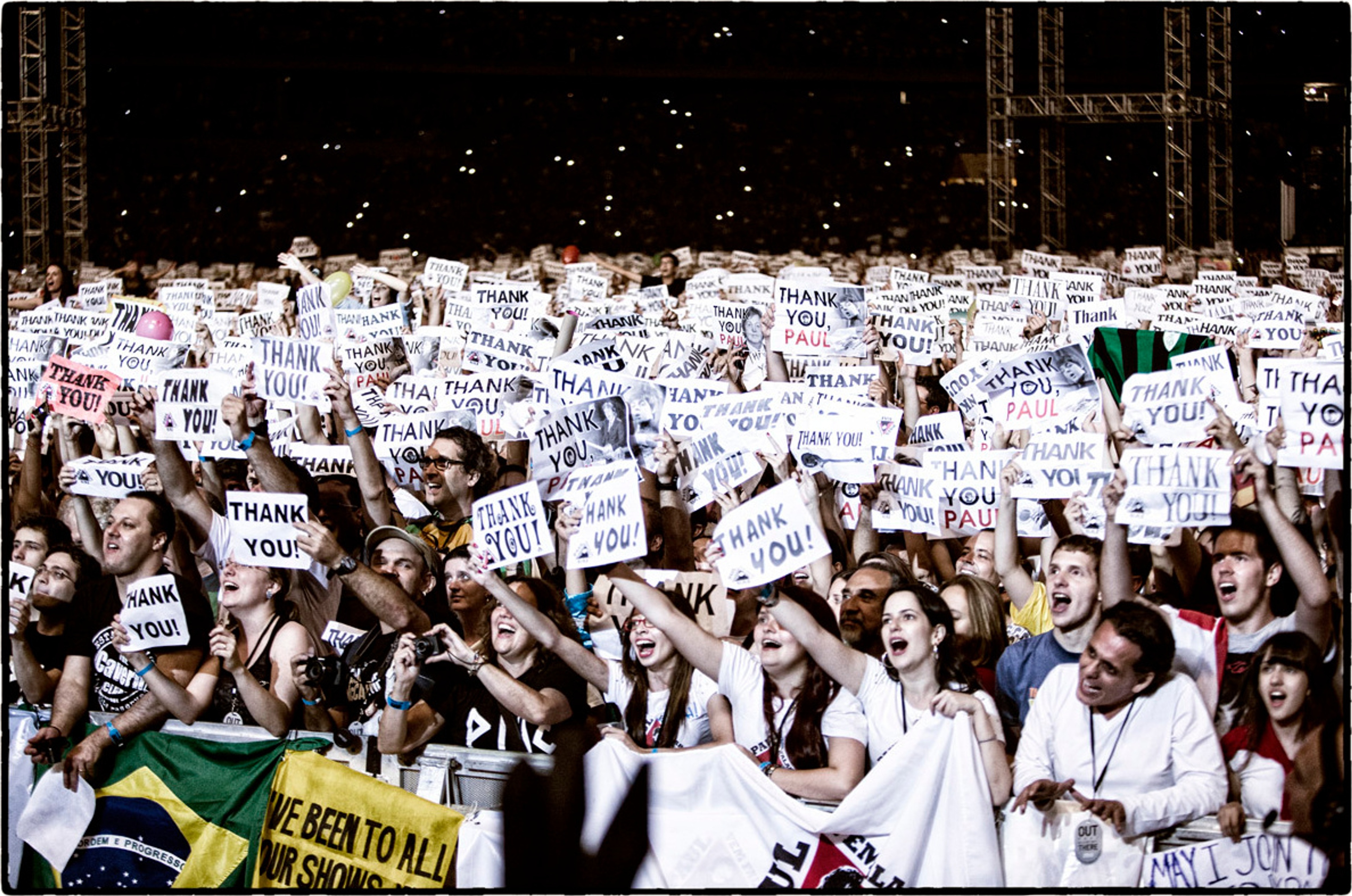 The crowd in Bello Horizonte, Belo Horizonte, Brazil, 4th May 2013