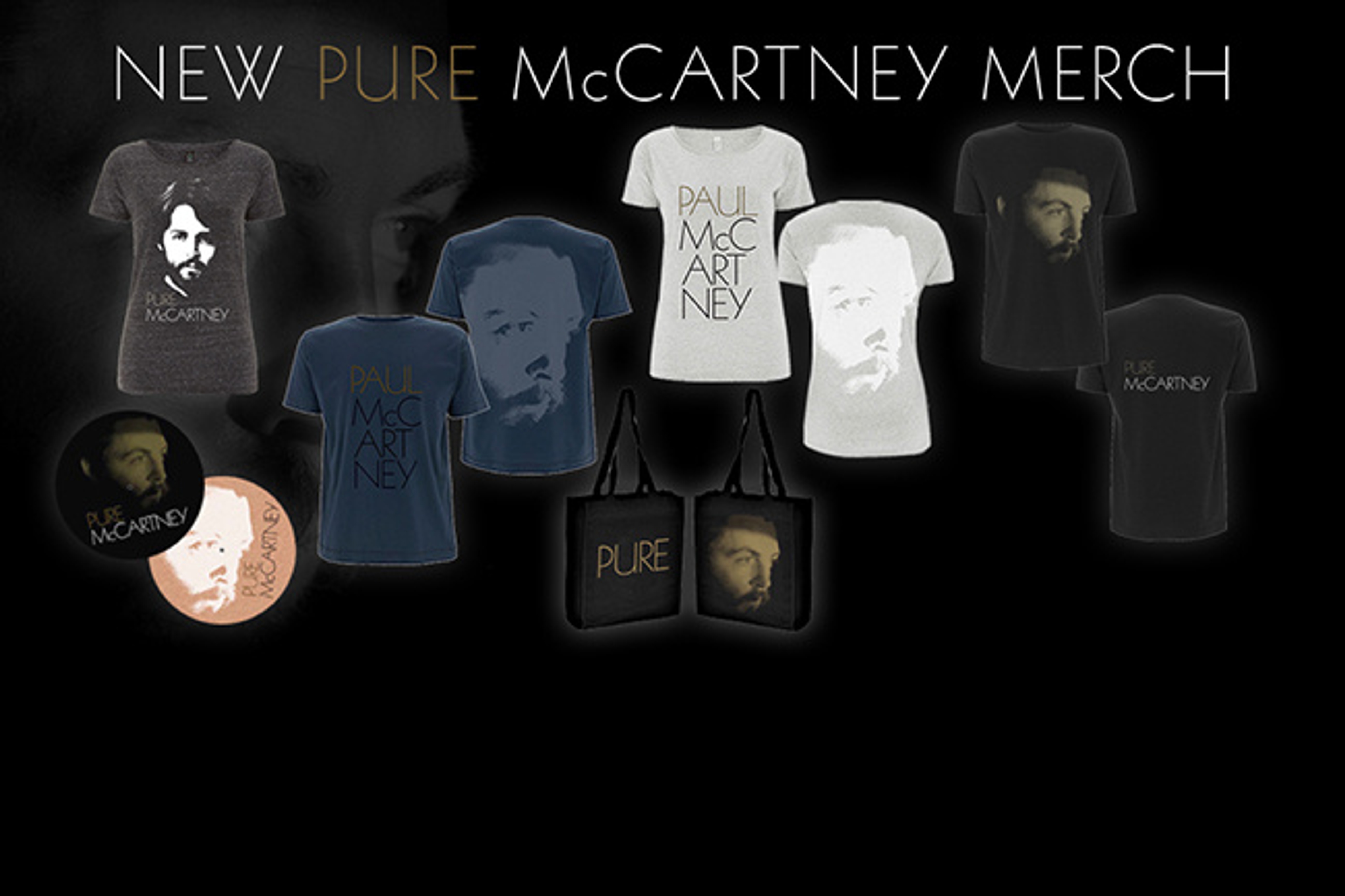New 'Pure McCartney' Merch