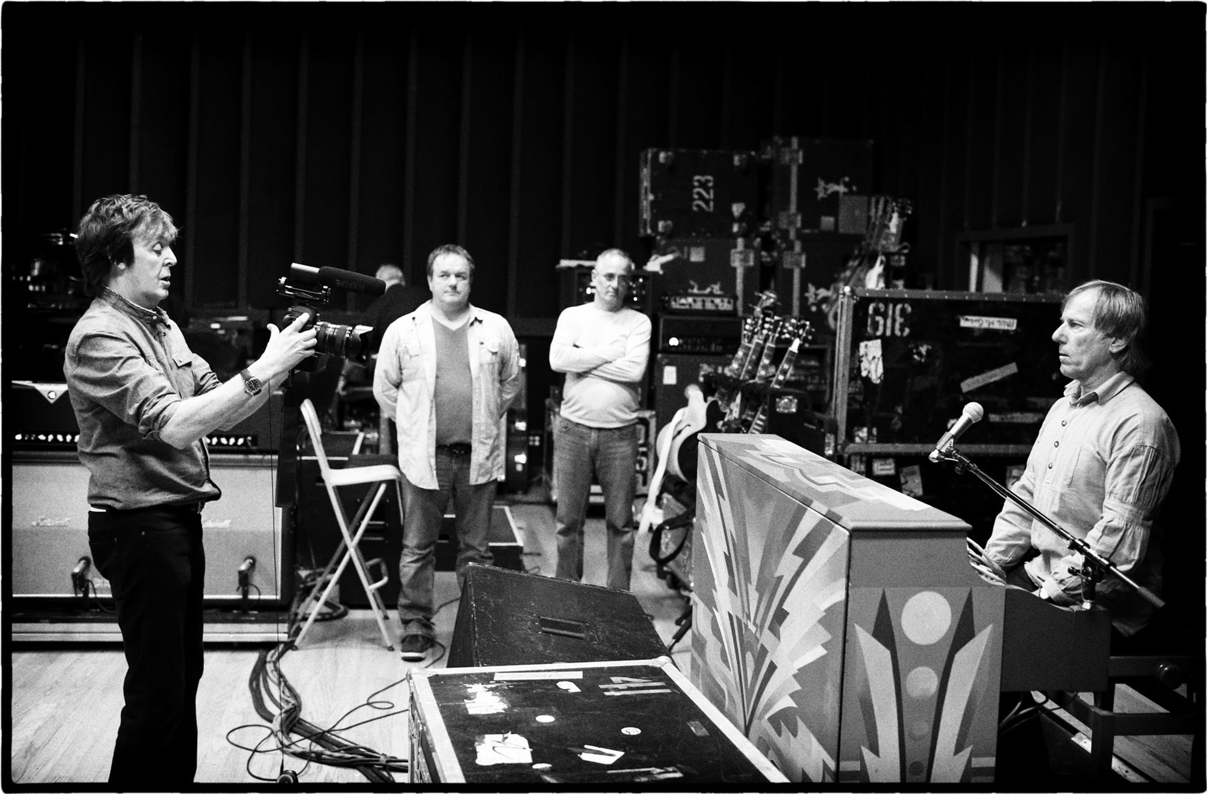 Paul at rehearsals, Los Angeles, April 13th 2013
