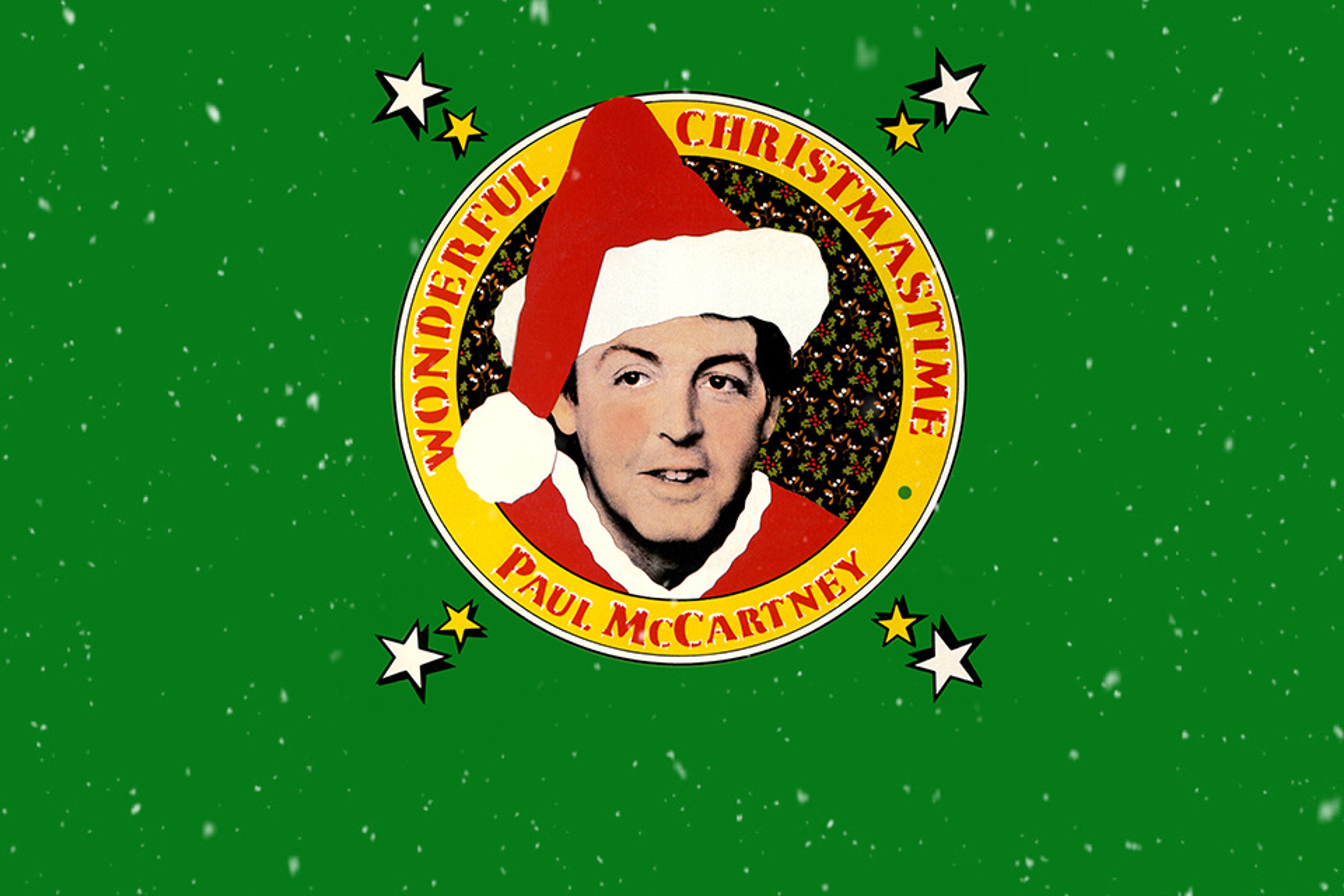 Photo of the cover for Paul's song 'Wonderful Christmastime'