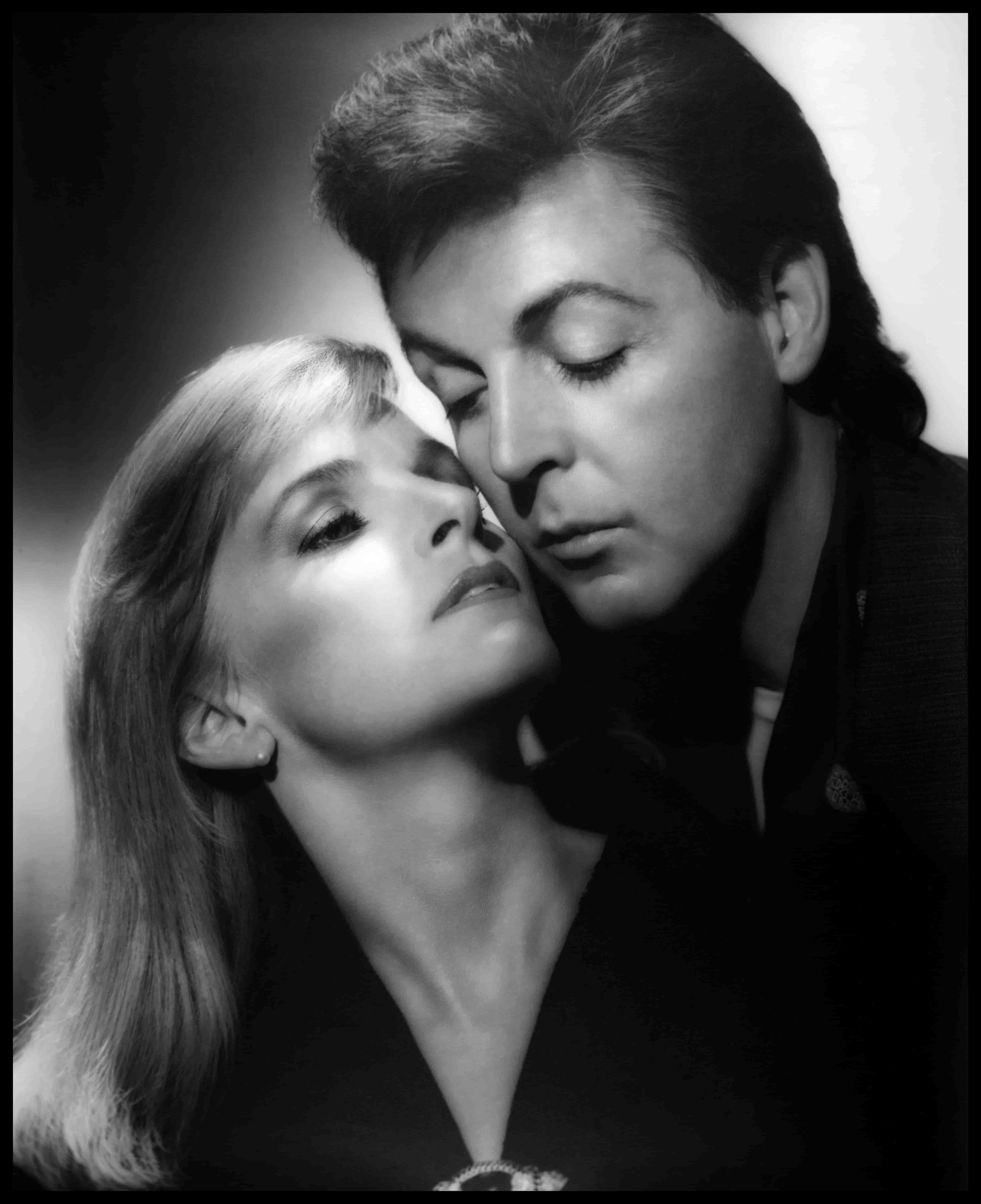 Photo of Paul and Linda by George Hurrell, used on the 'Press To Play' album cover