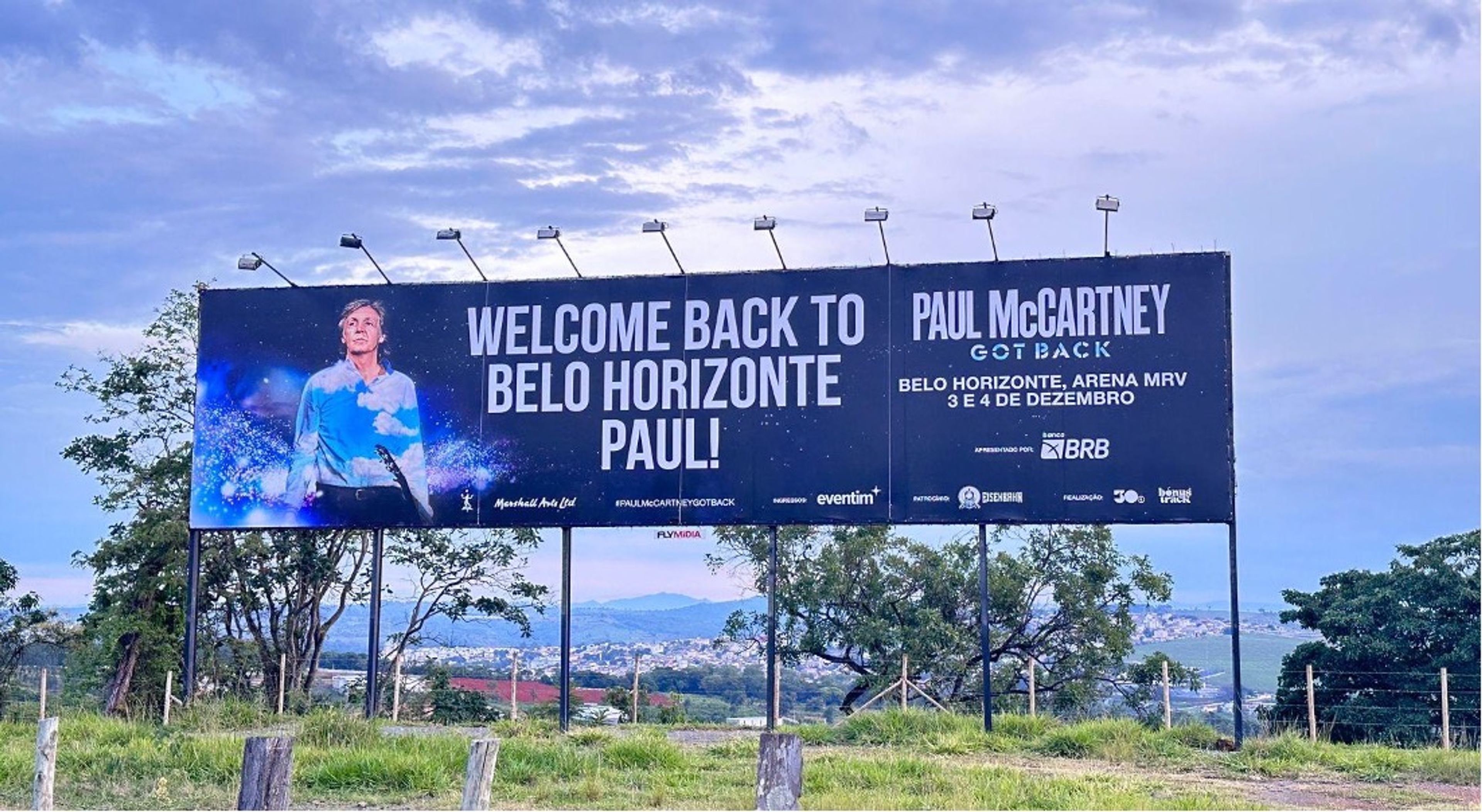 Sign in ⁠Belo Horizonte saying "Welcome back to ⁠Belo Horizonte Paul!"