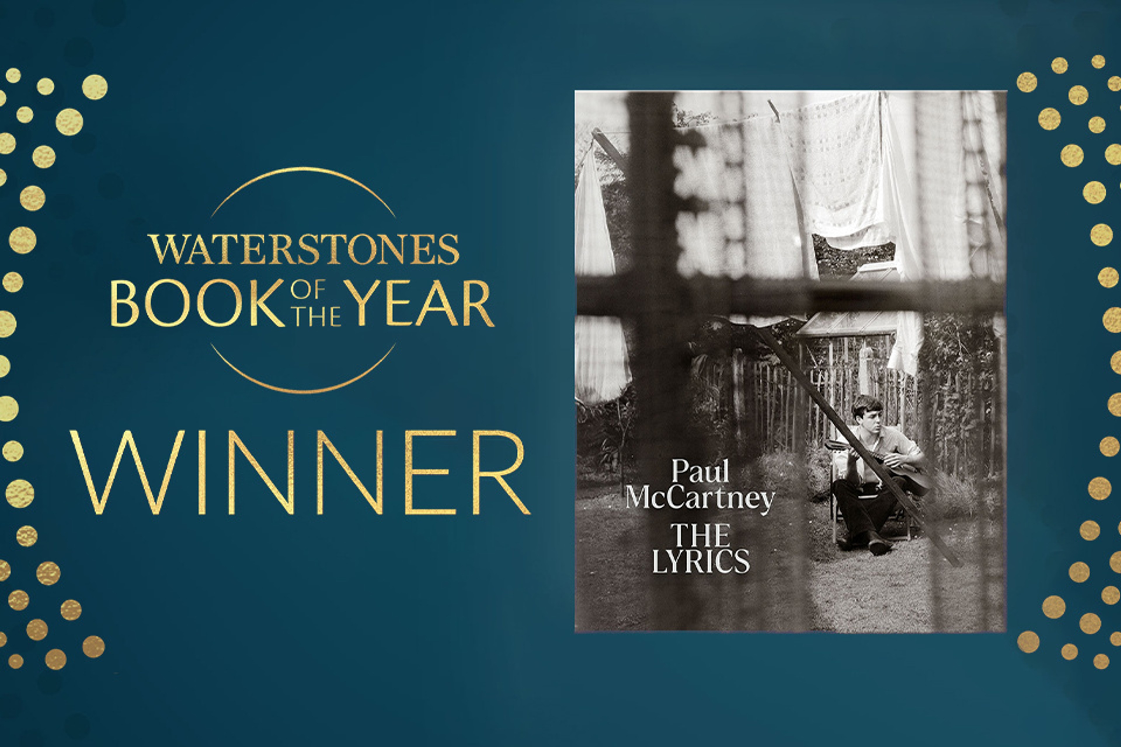 'The Lyrics' is the 2021 Waterstones Book of the Year!