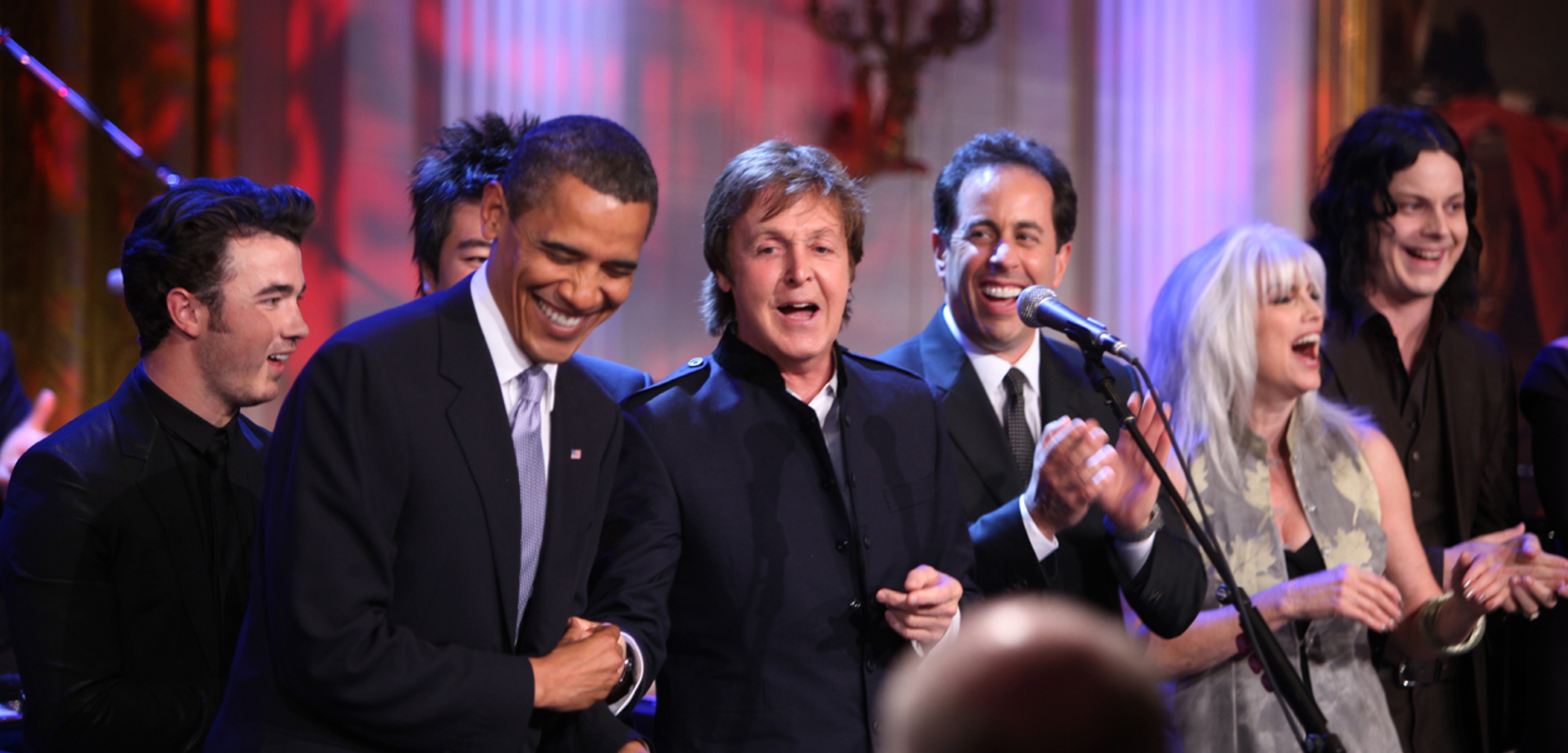Paul and Barack Obama at the Gershwin Award Concert