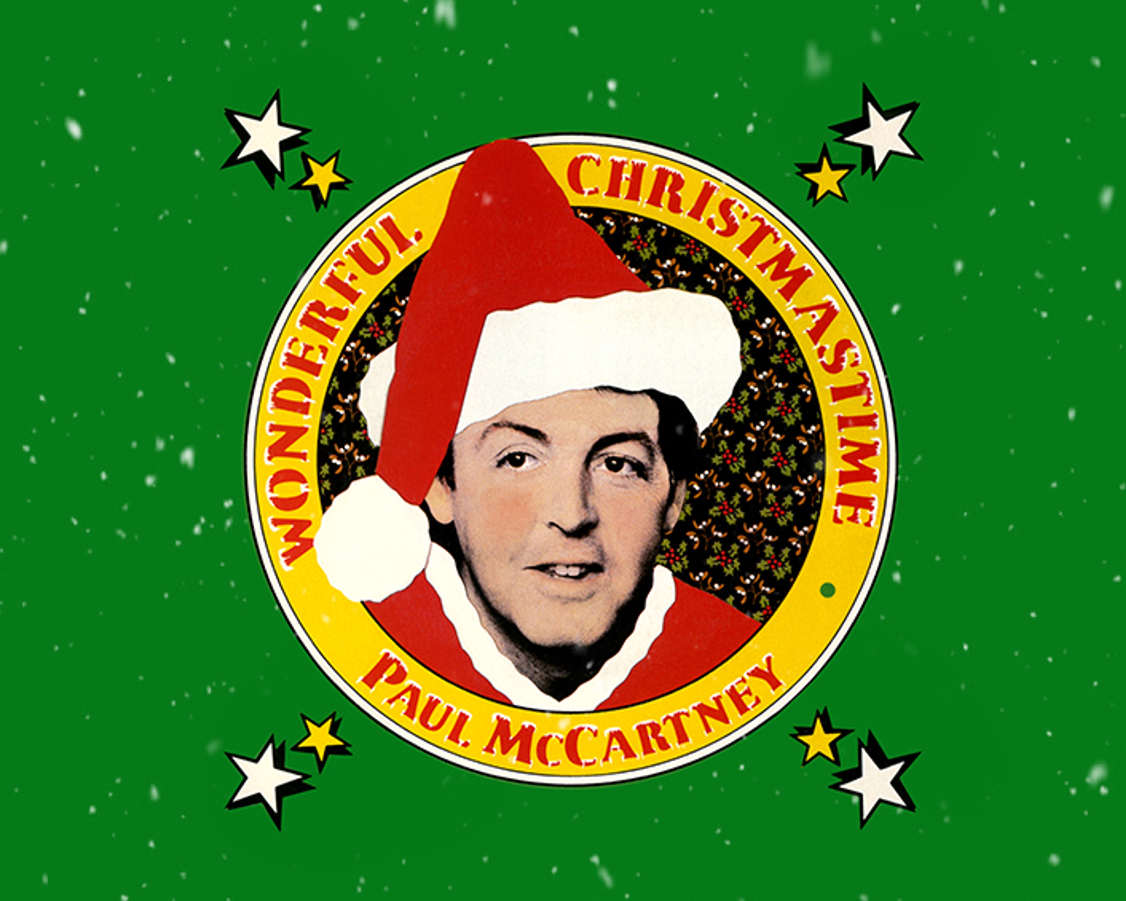 Photo of the cover for Paul's song 'Wonderful Christmastime'