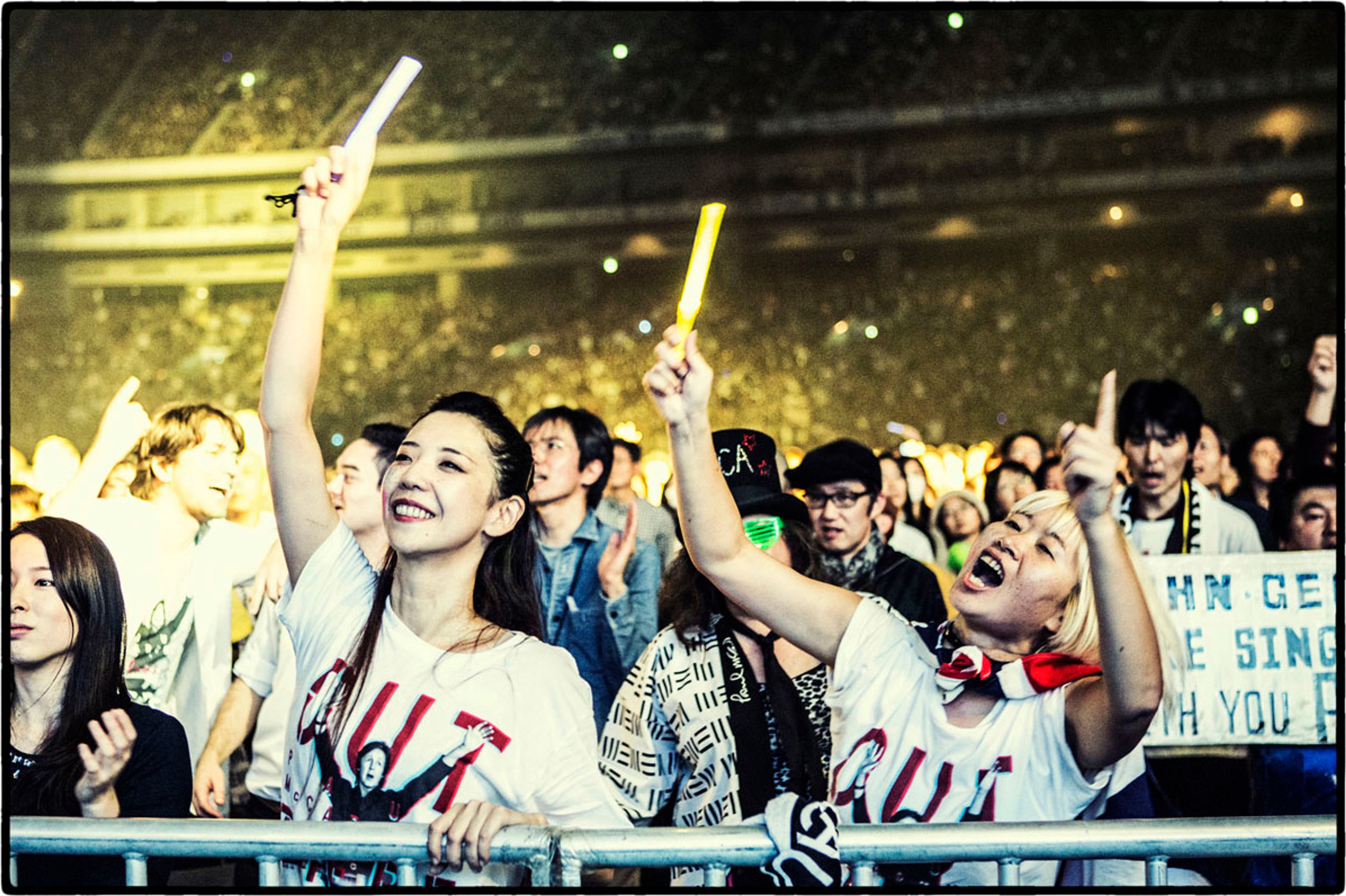 The crowd at the Tokyo Dome, Tokyo, 21st November 2013