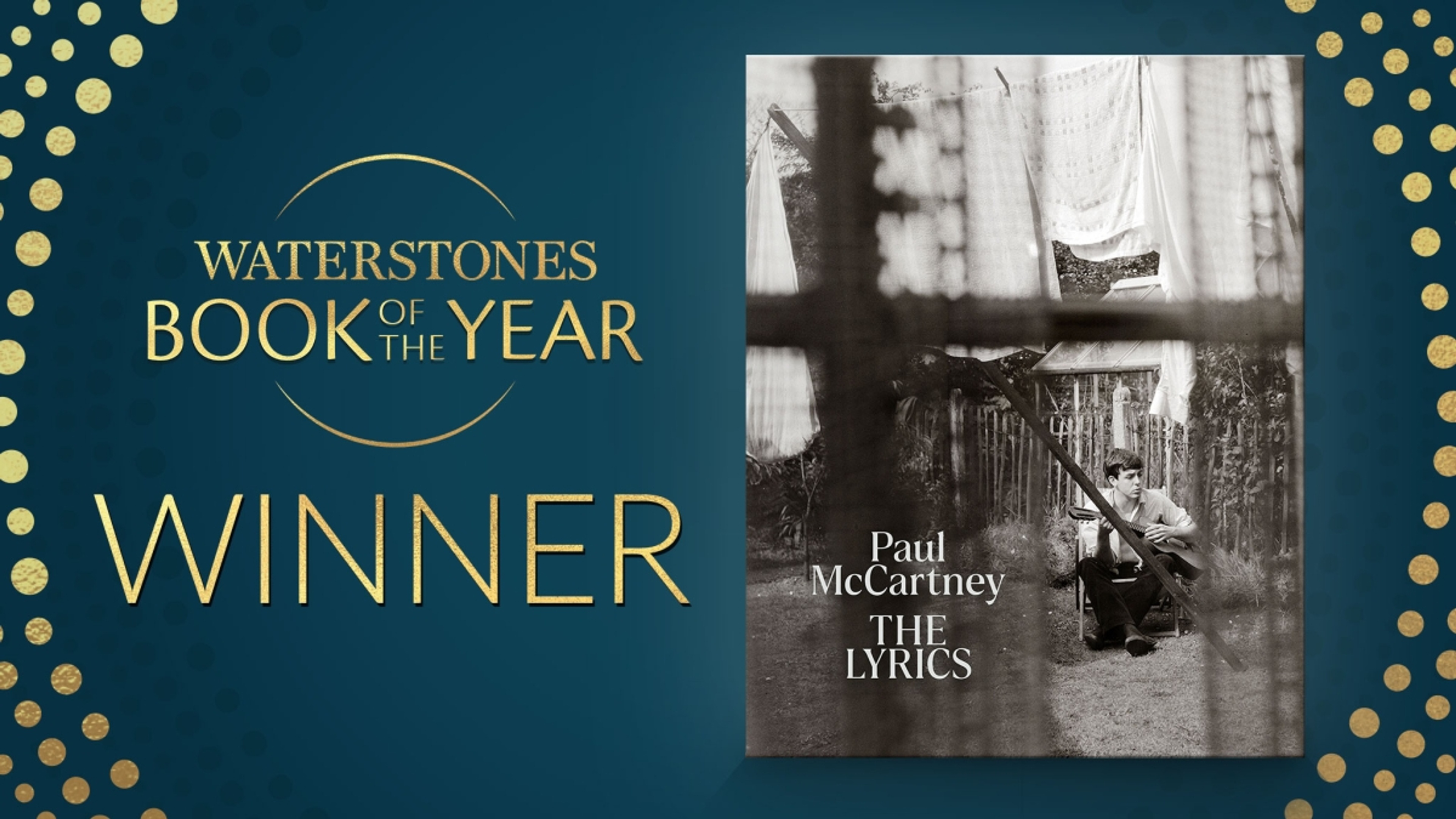 'The Lyrics' is the 2021 Waterstones Book of the Year!