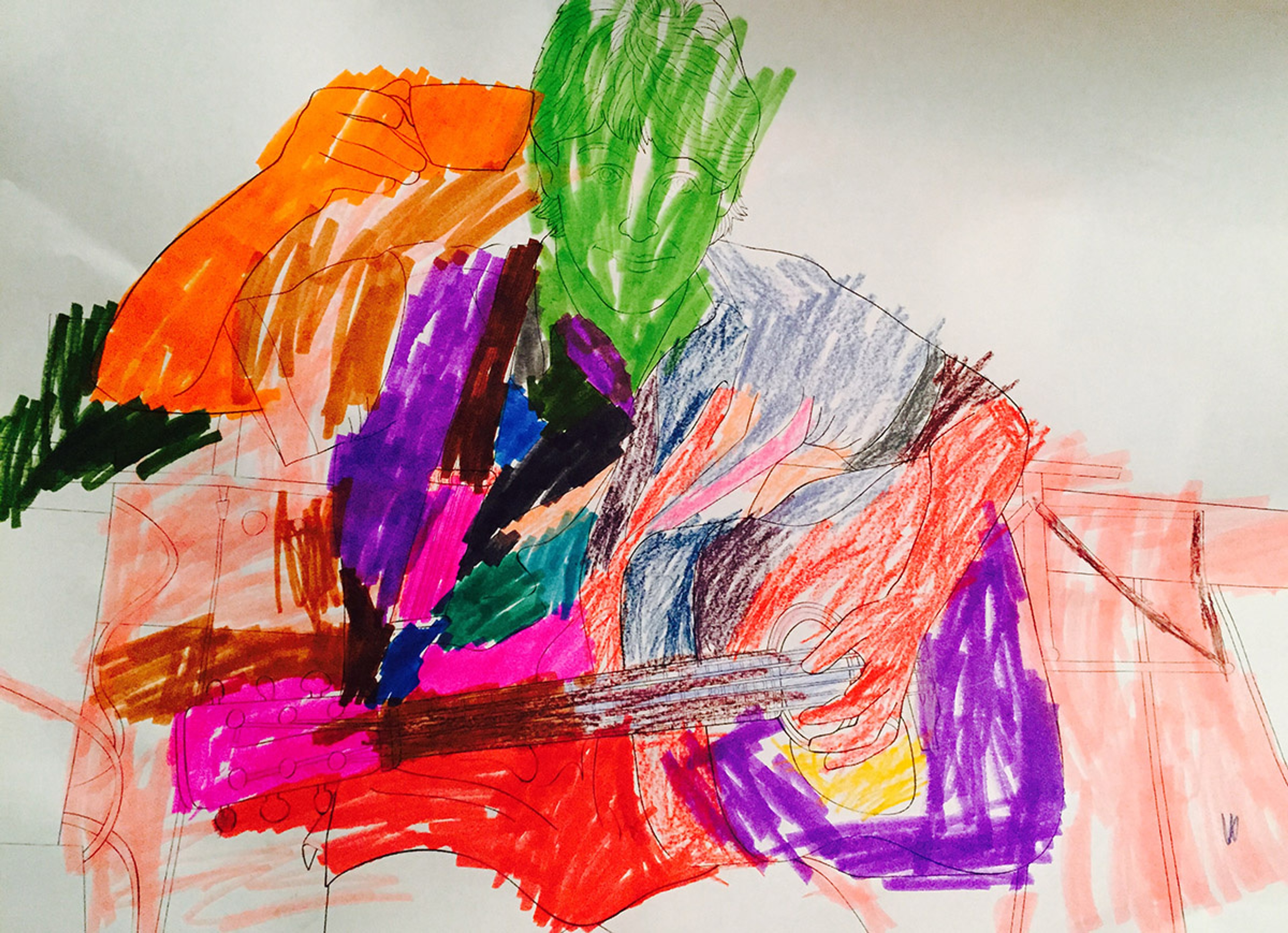 Coloured in by Minalu Cheuse, age 5.