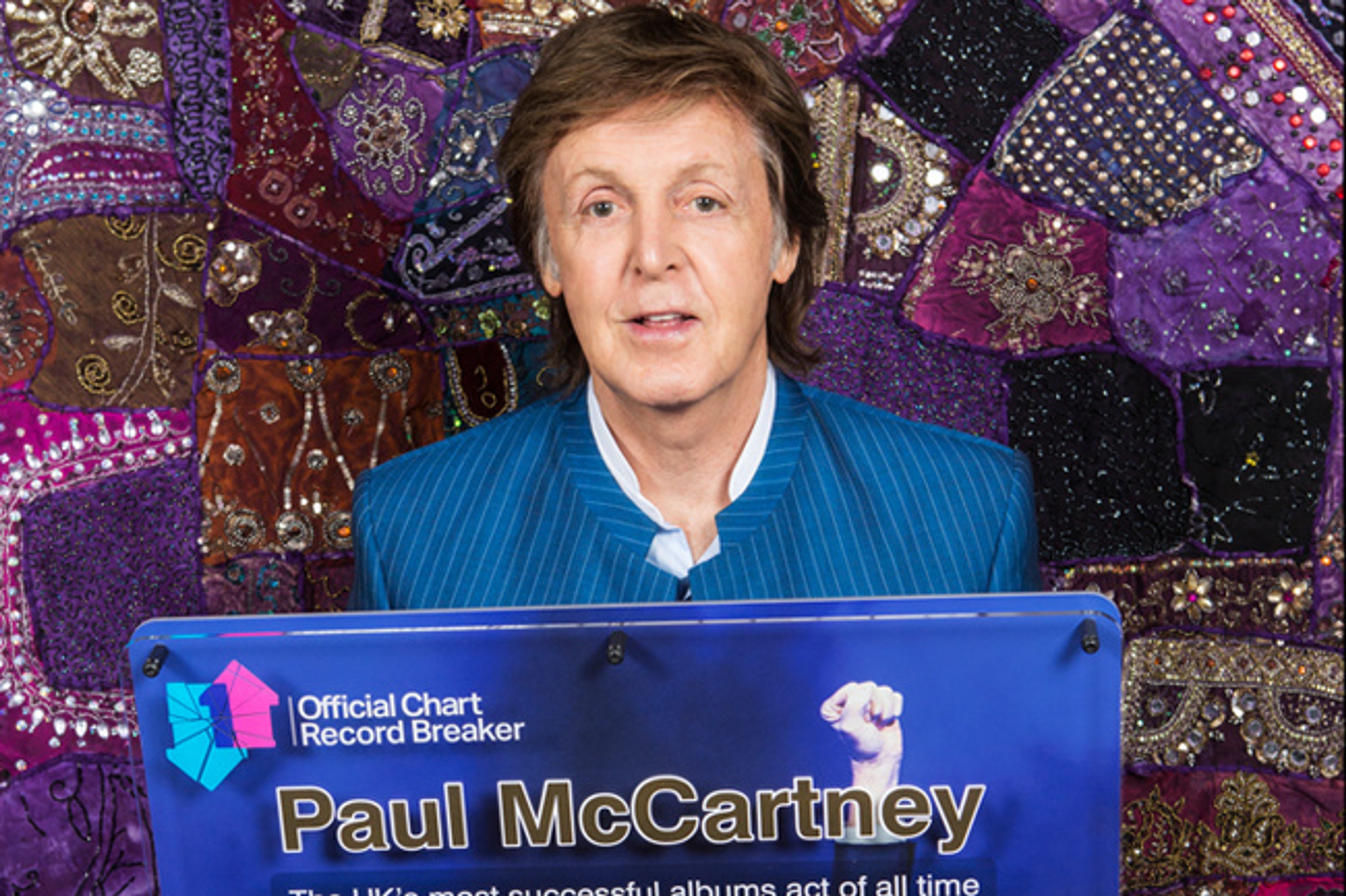 Paul named the UK’s most successful albums act of all time