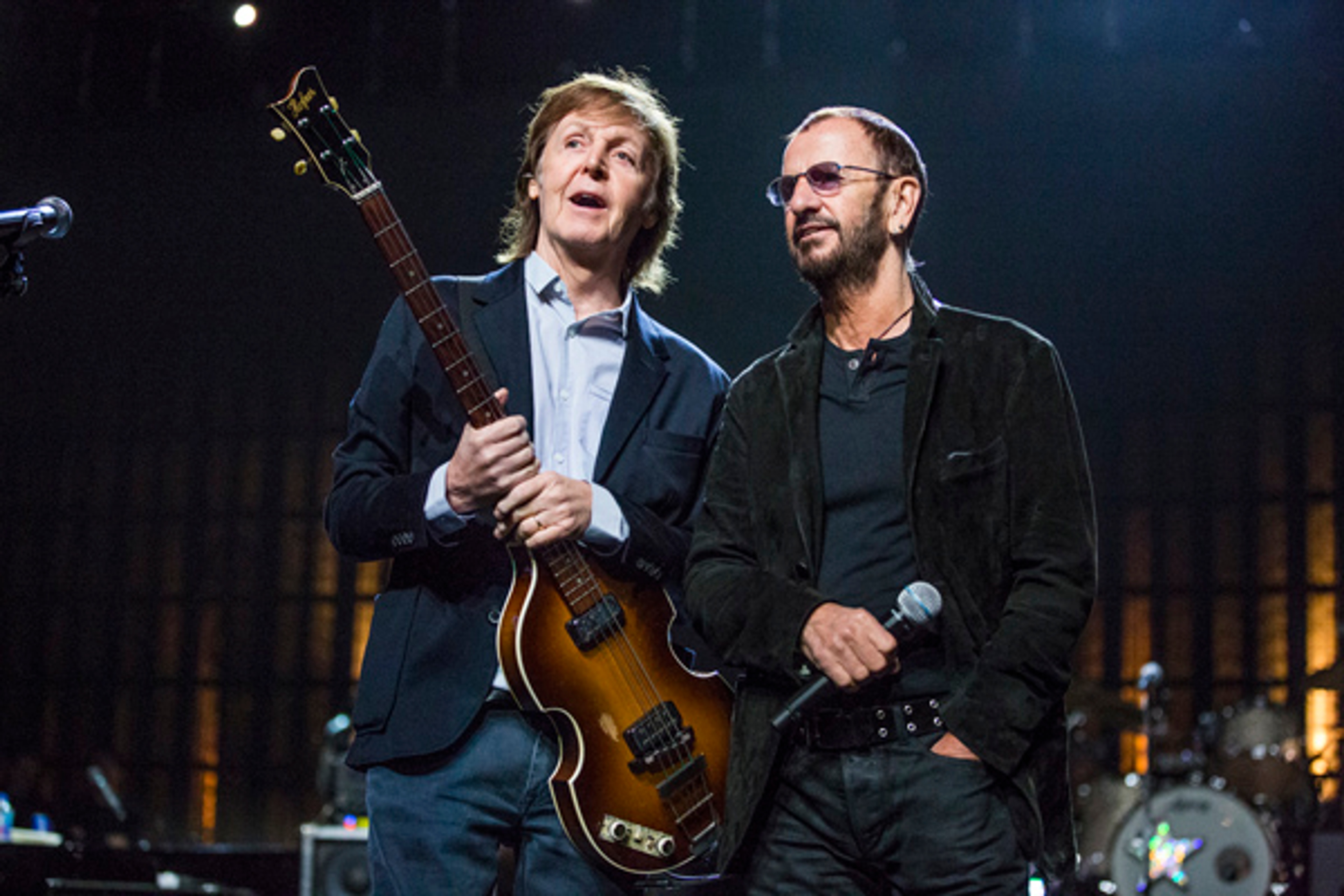 Paul McCartney inducts Ringo Starr into the Rock and Roll Hall of Fame