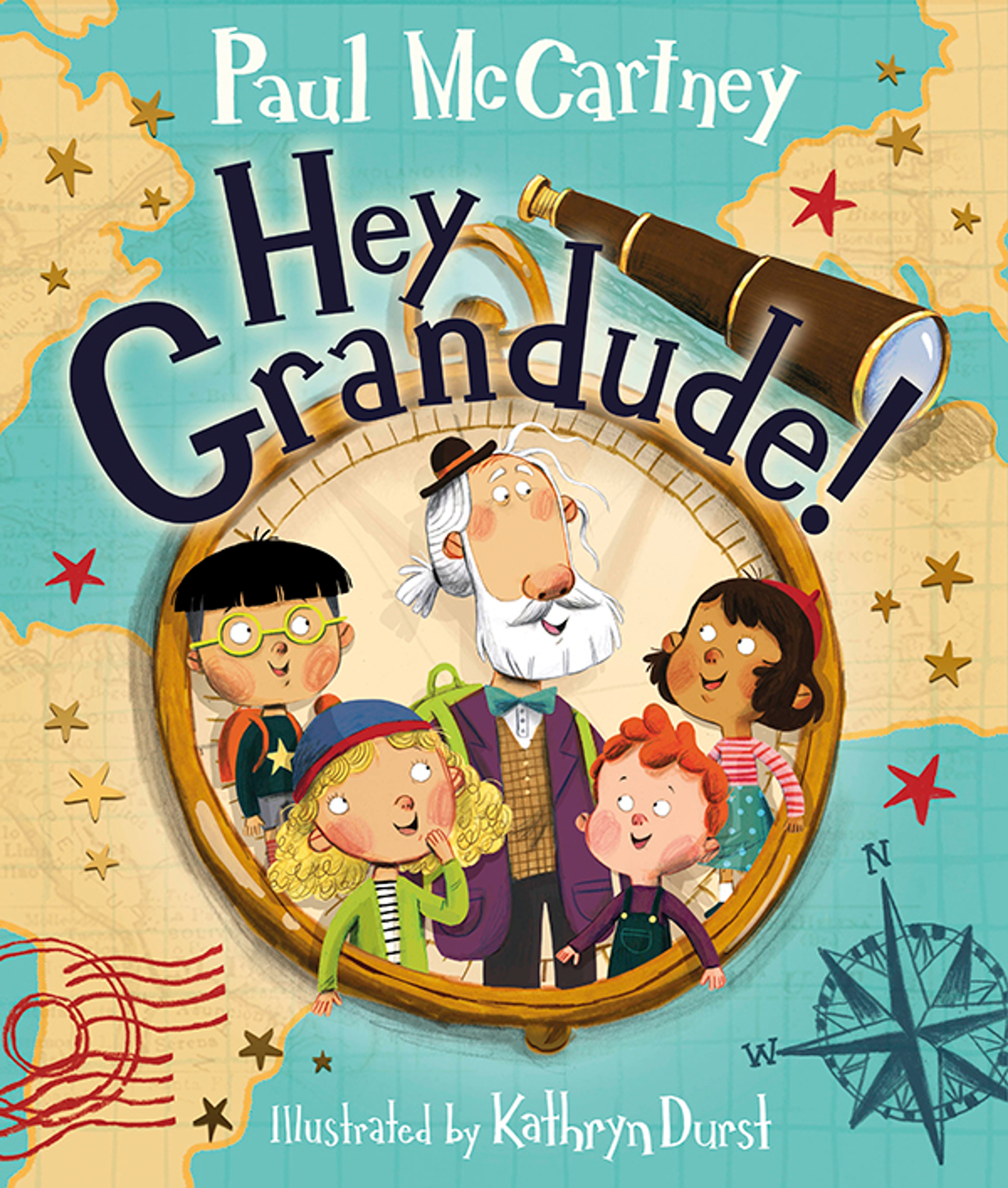 Paul shares the cover for his first ever picture book 'Hey Grandude!'