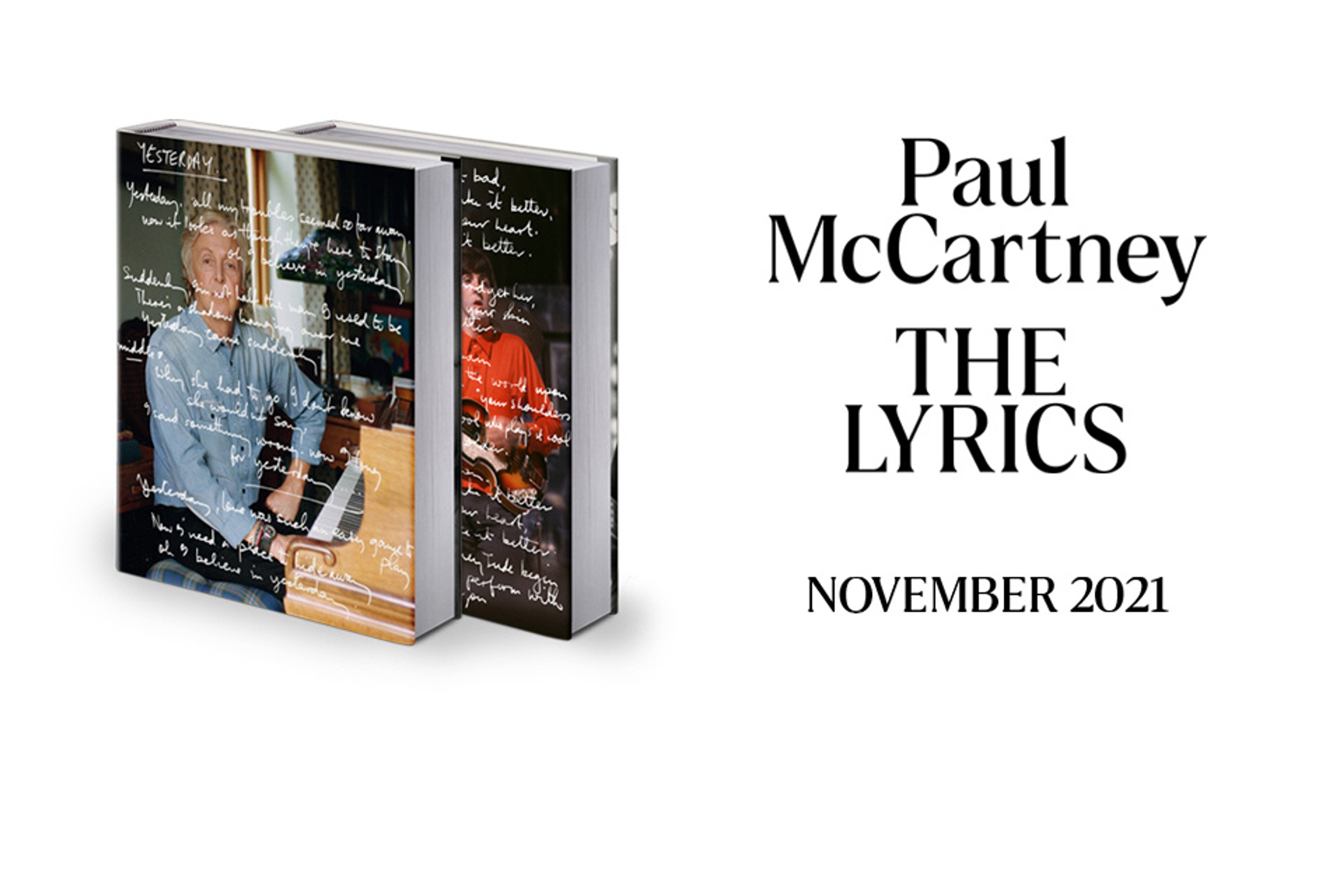 Image of 'THE LYRICS: 1956 to the Present' coming November 2021