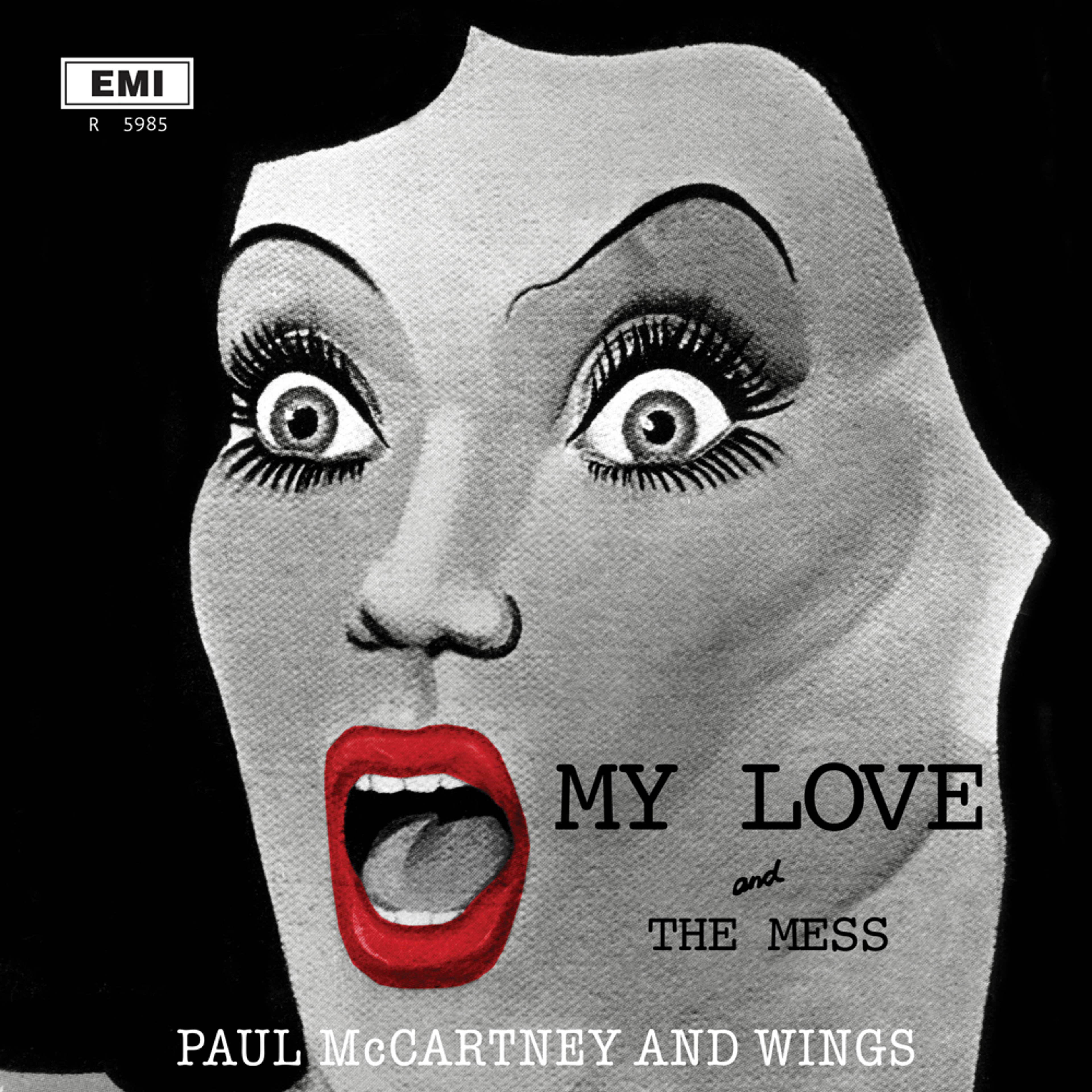 “My Love” Single artwork as featured in 'The 7" Singles Box' 