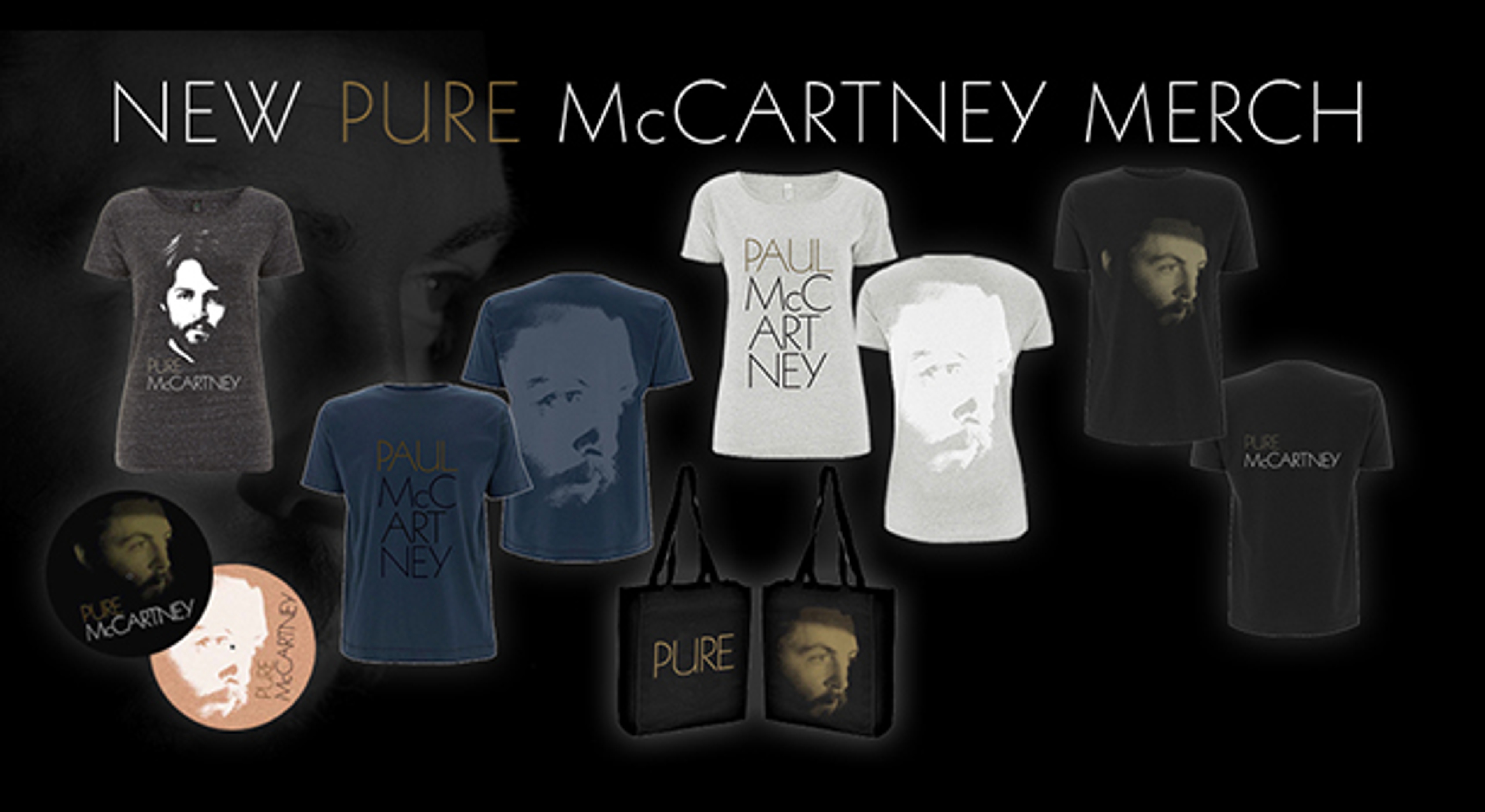 New 'Pure McCartney' Merch