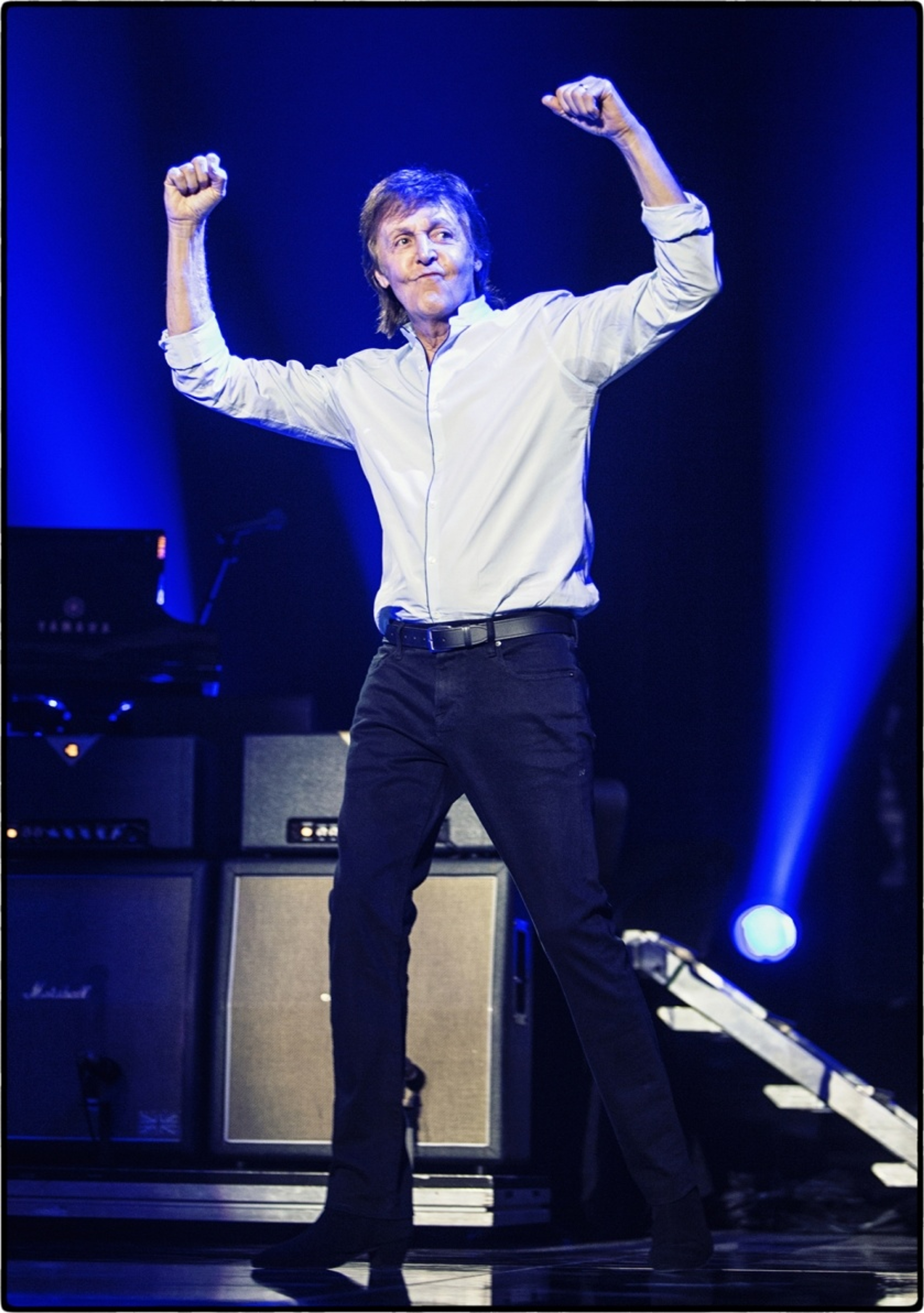 Paul during the 'One On One' tour at the Key Arena, Seattle