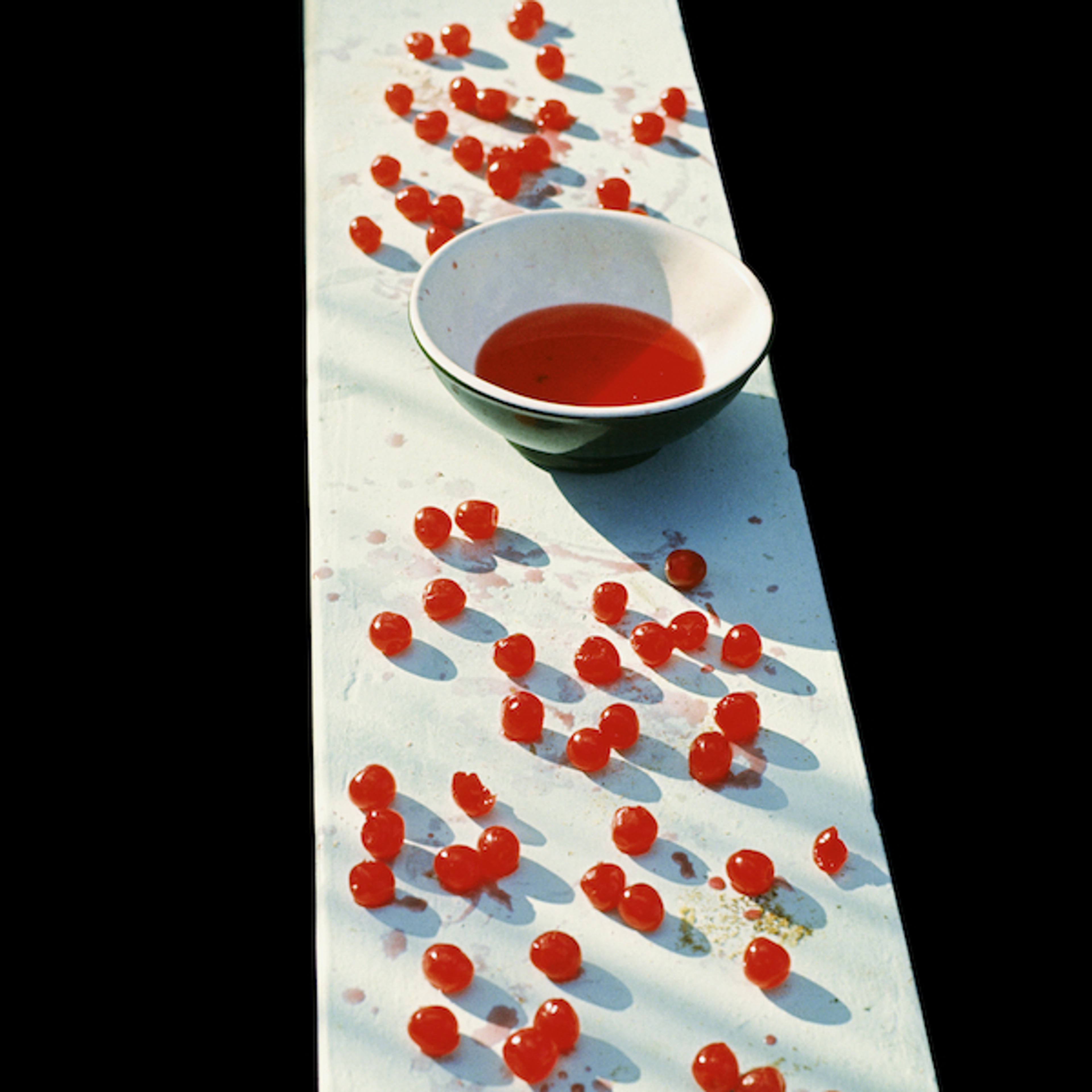 'McCartney' front cover featuring bowl of cherries photographed by Linda McCartney