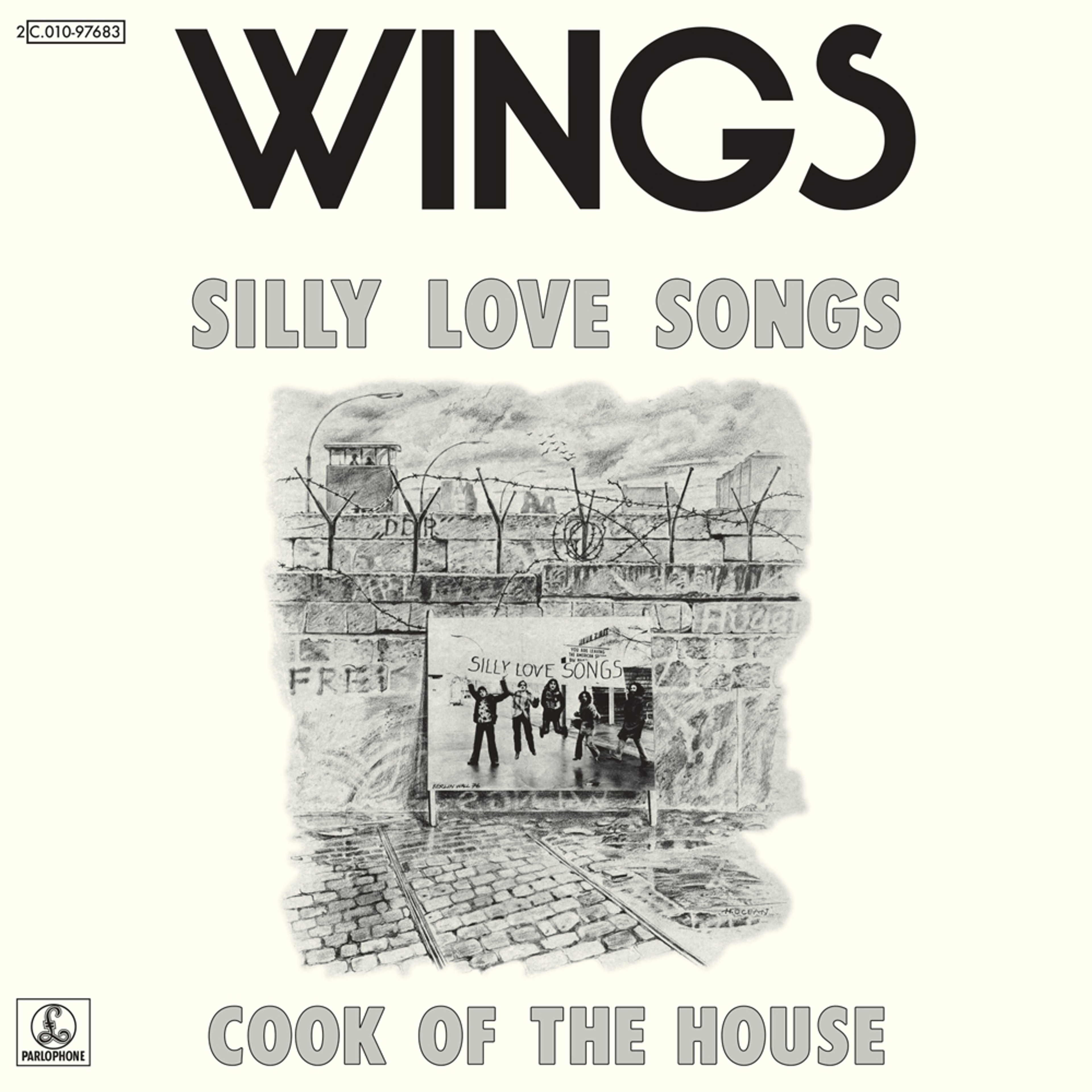 “Silly Love Songs” Single artwork as featured in 'The 7" Singles Box'