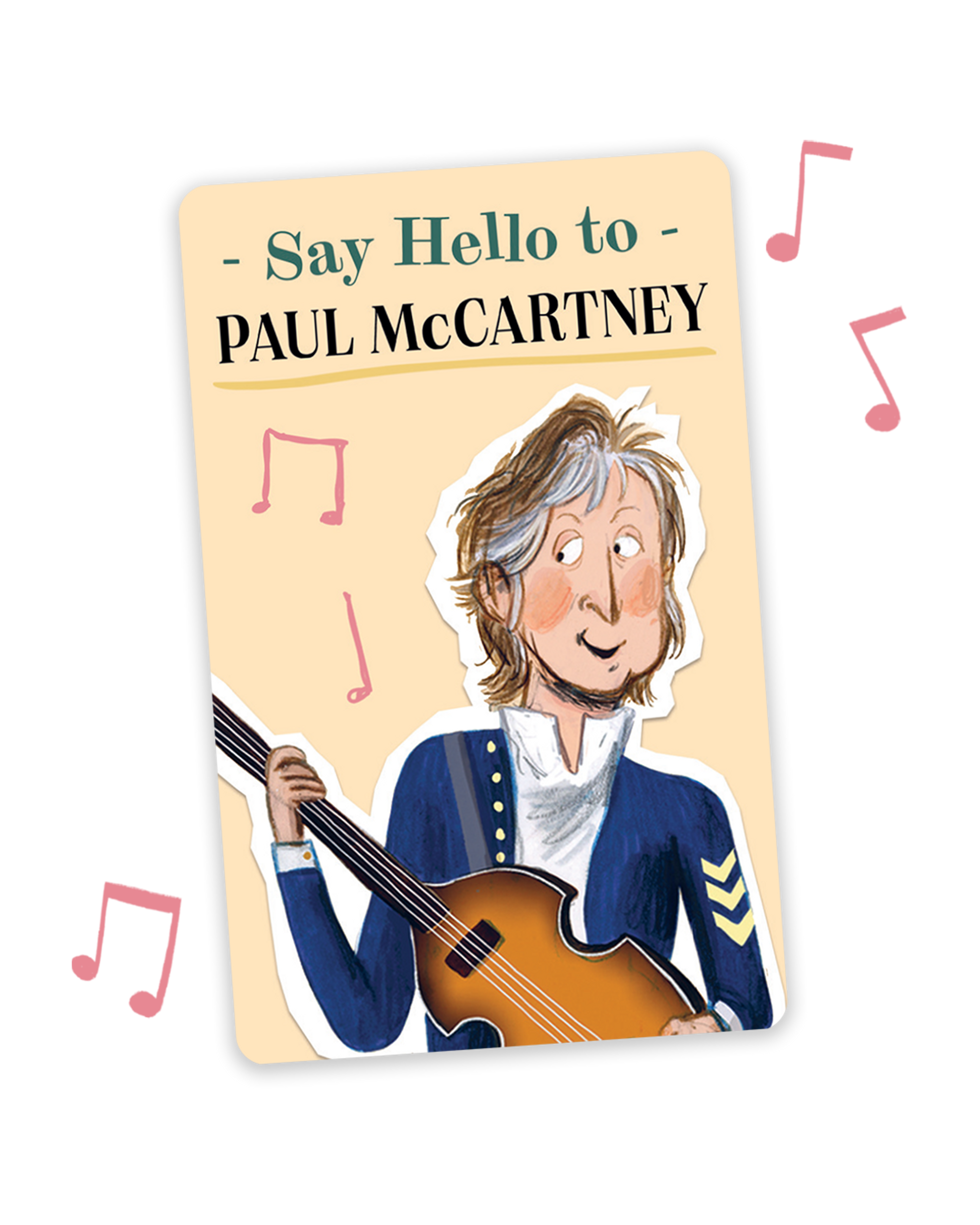 Image of the 'Say hello to Paul McCartney' Yoto card