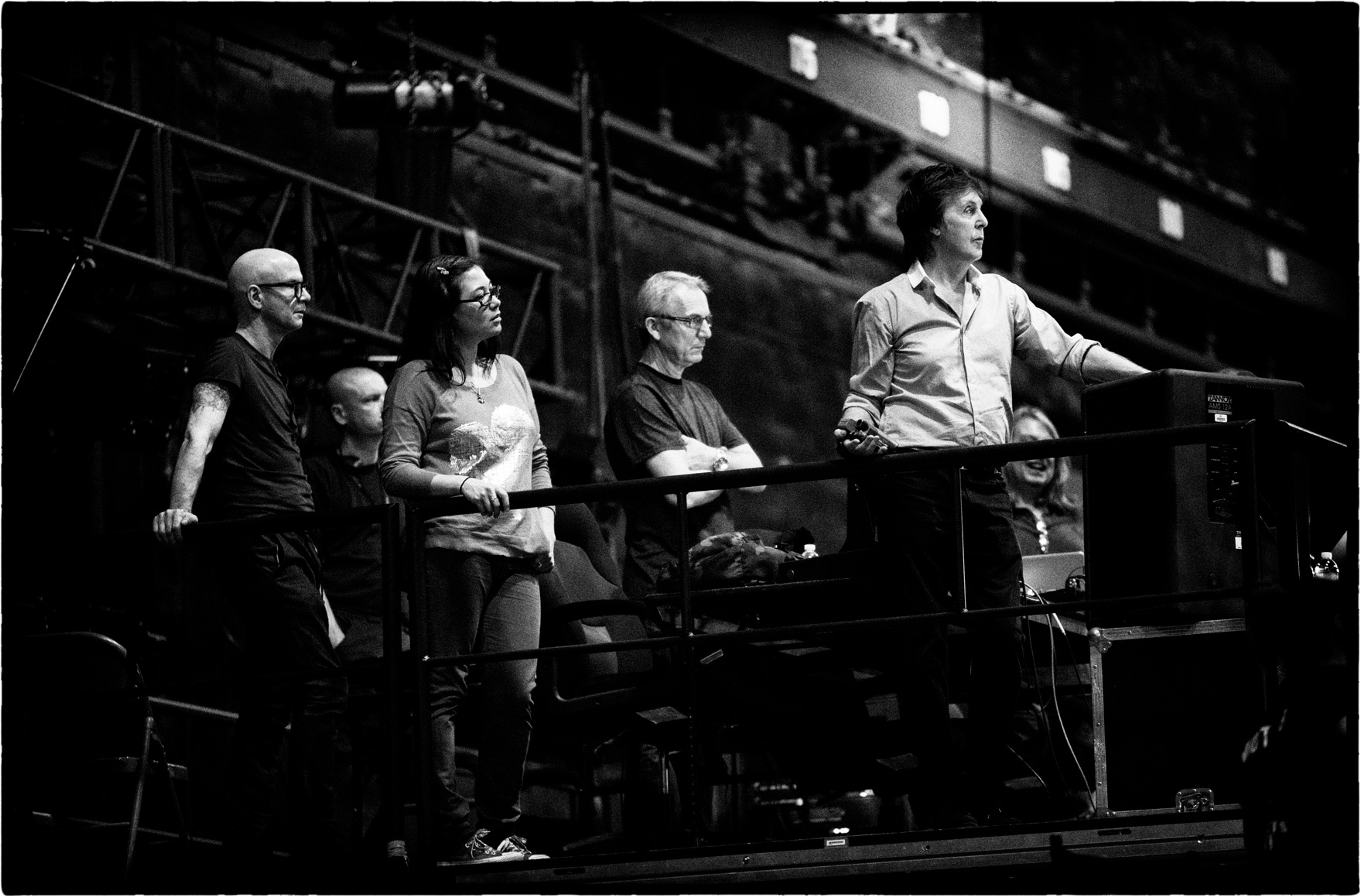 Paul at rehearsals, Los Angeles, April 13th 2013