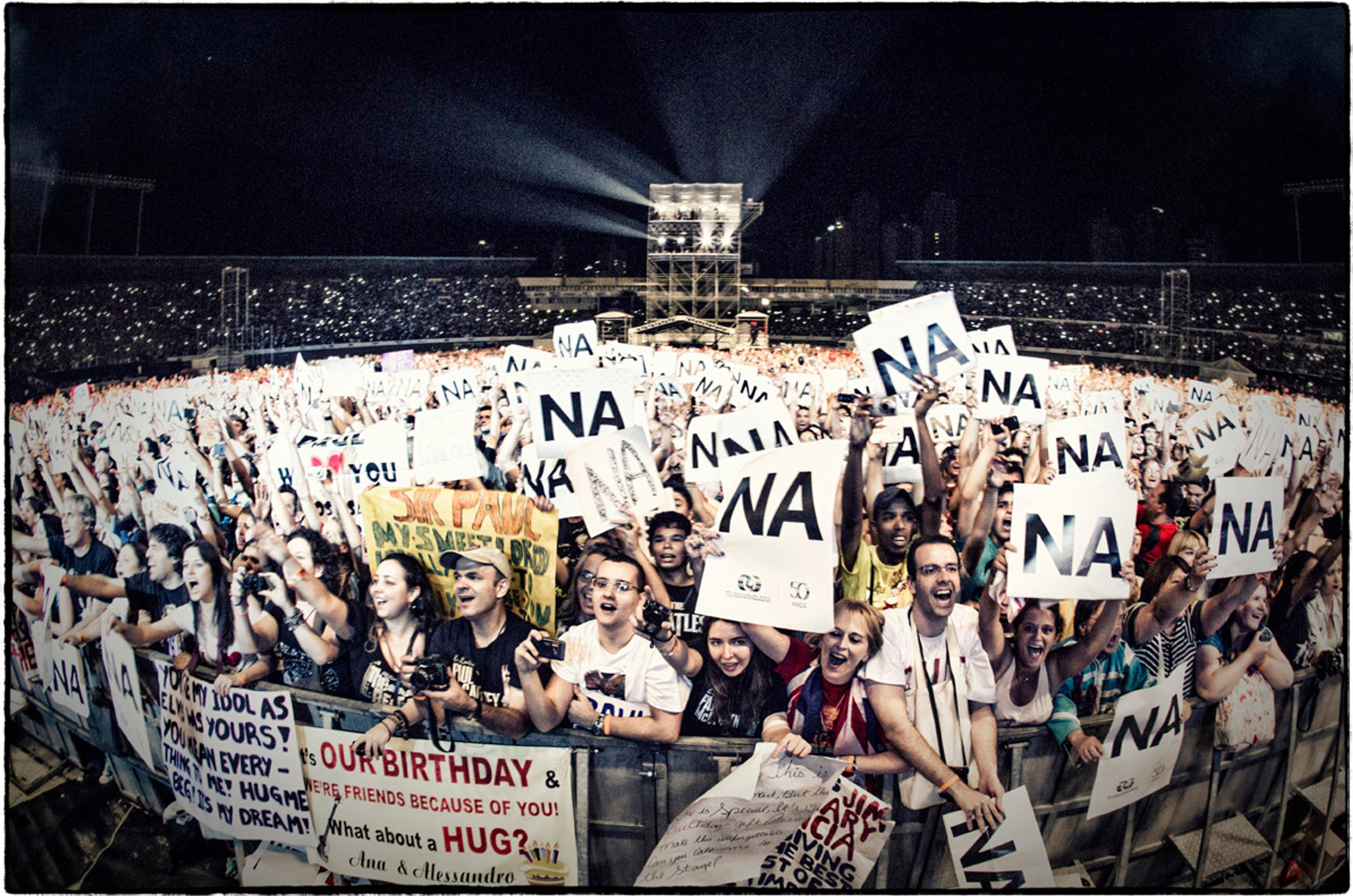 The crowd in Goiânia, Goiânia, Brazil, 6th May 2013