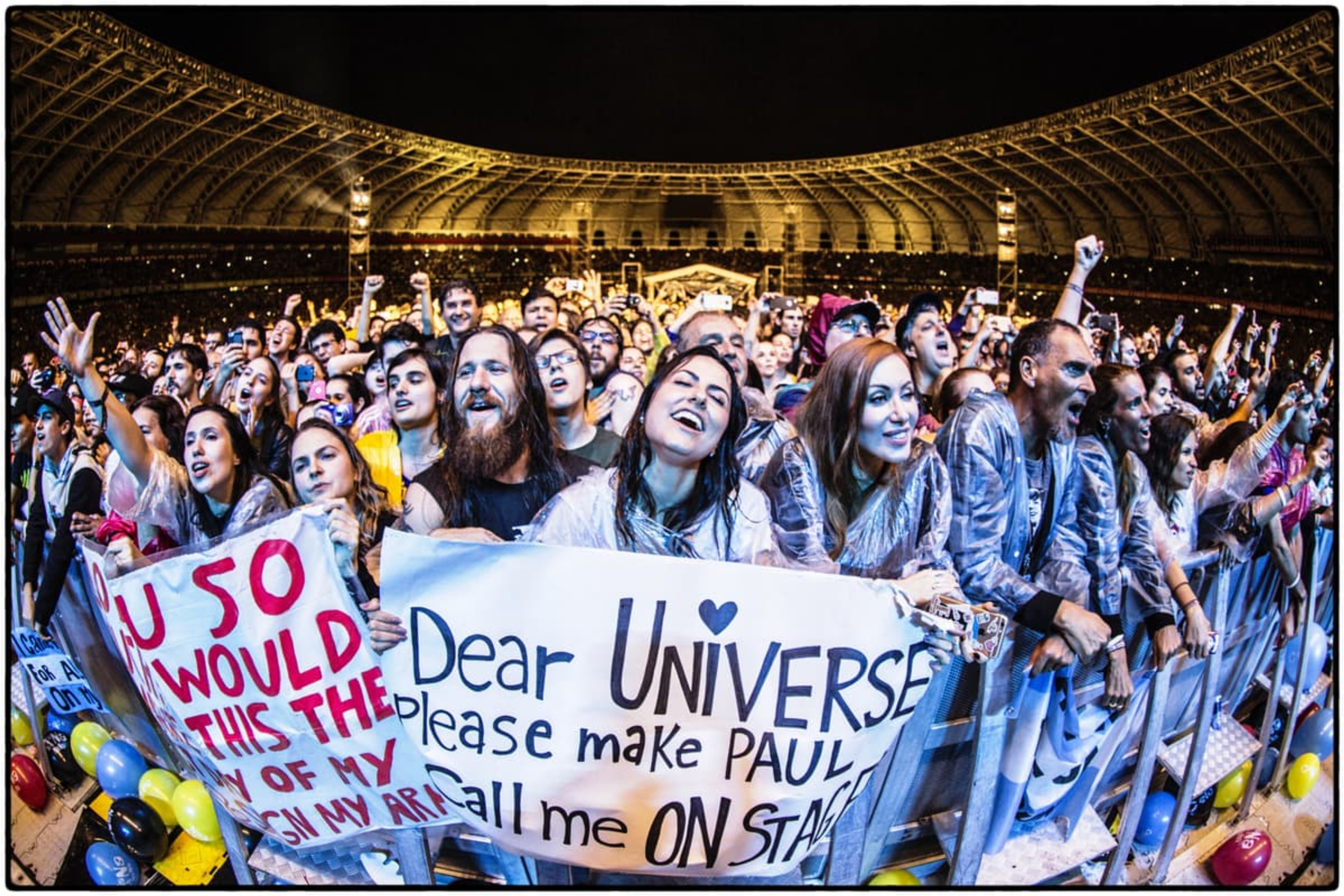 Fans during the Porto Alegre show in Brazil, 13th October 2017