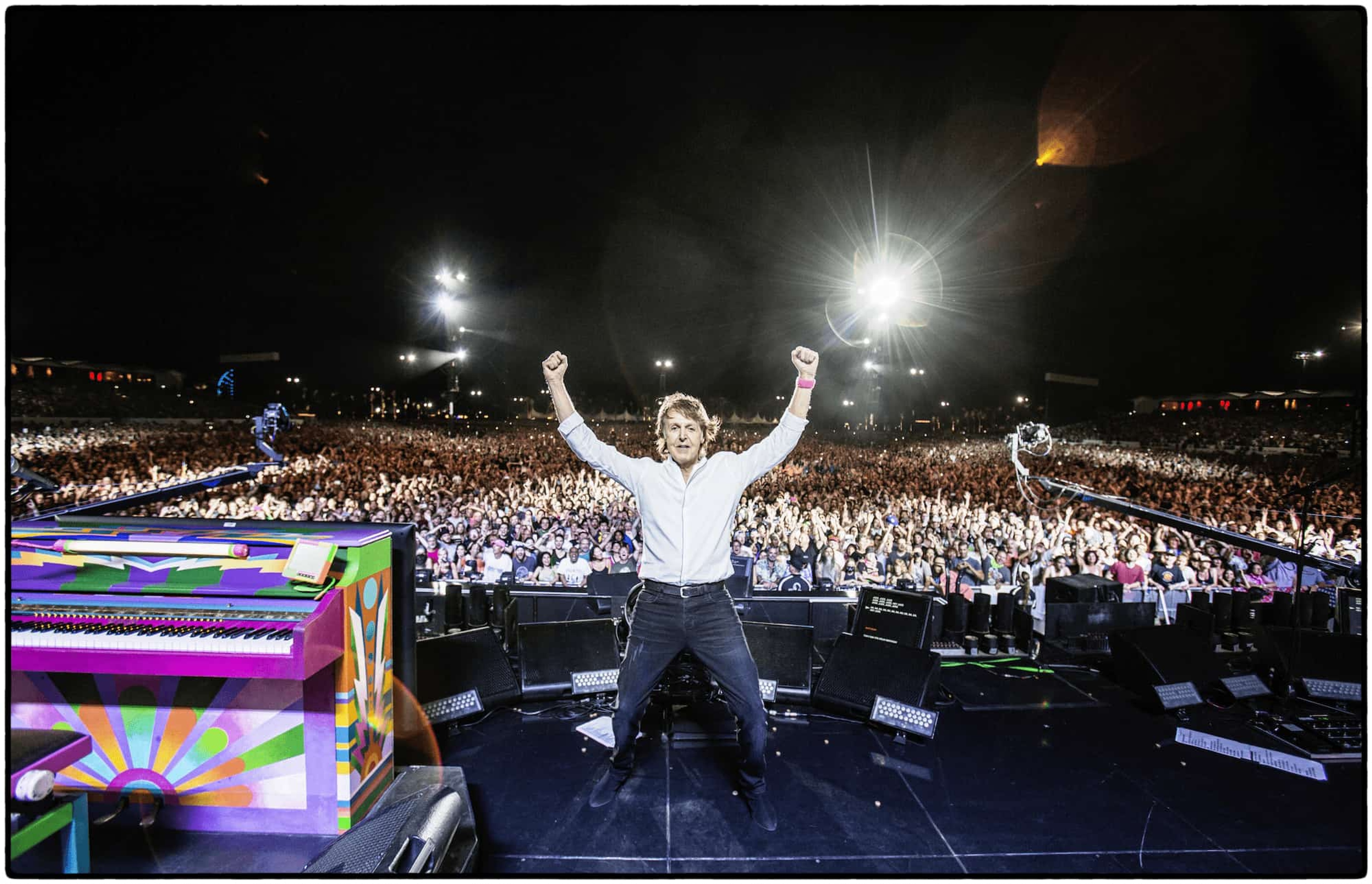 Paul on stage at Desert Trip festival in 2016