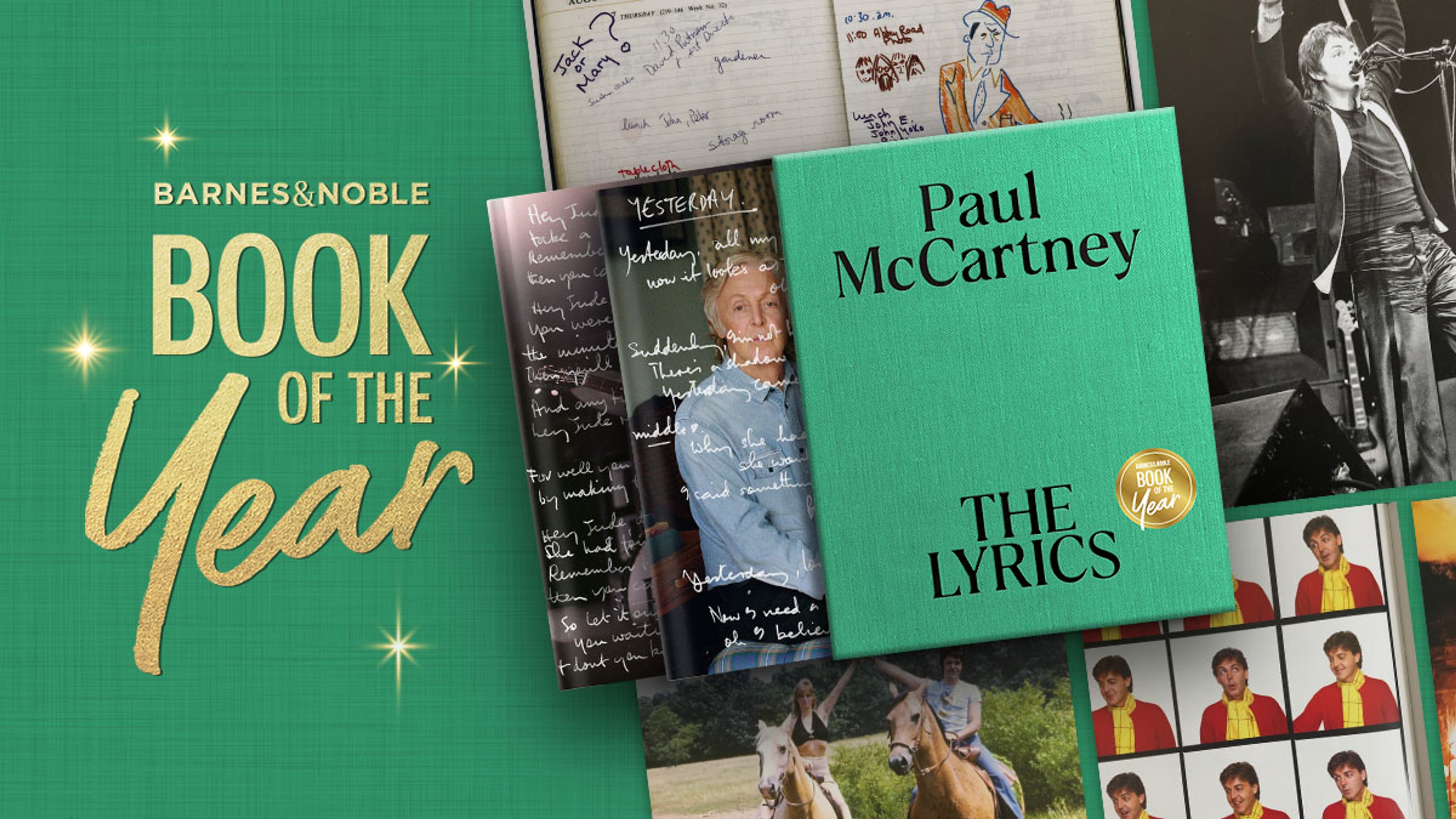 'The Lyrics' is the 2021 Barnes & Noble Book of the Year!
