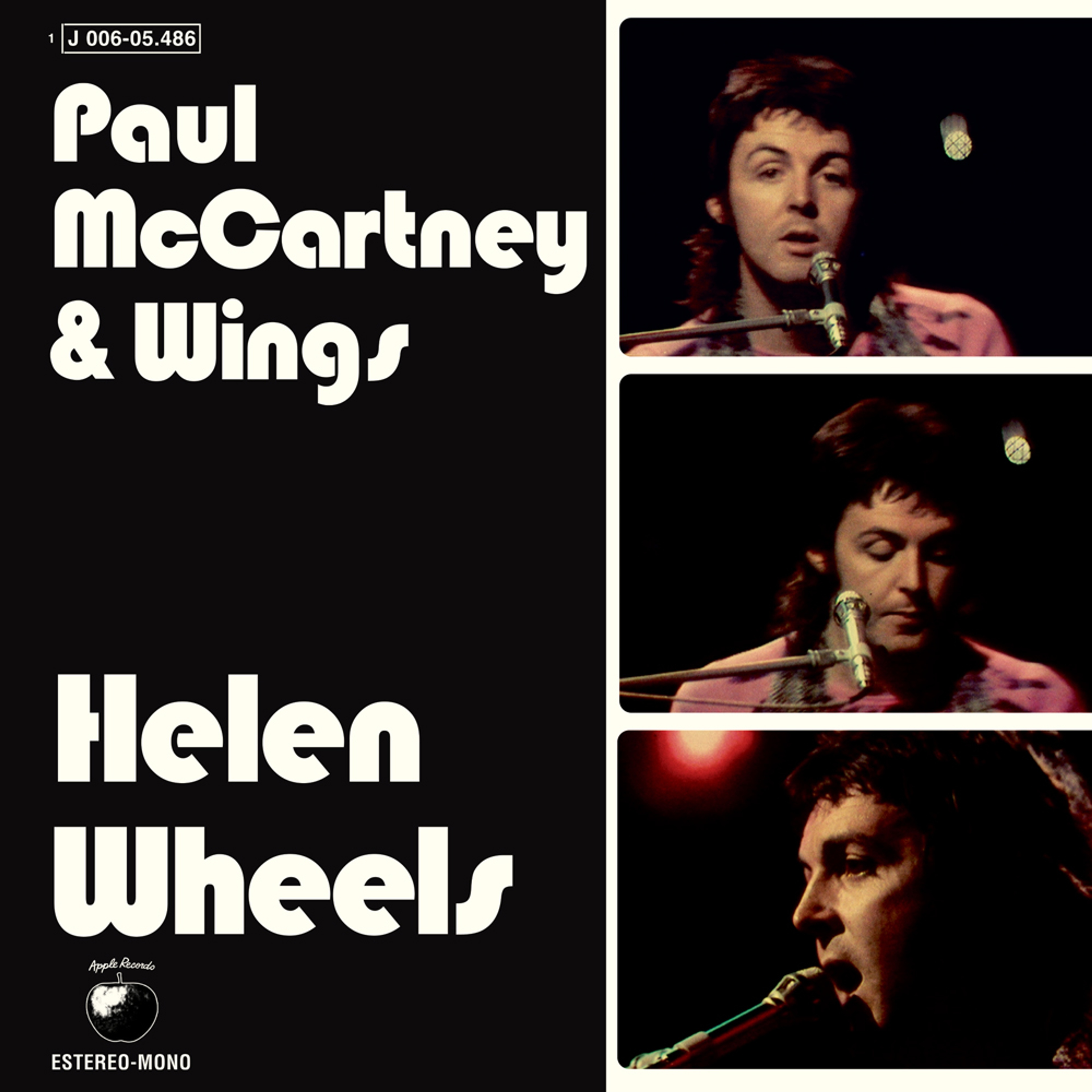 “Helen Wheels” Single artwork as featured in 'The 7" Singles Box'