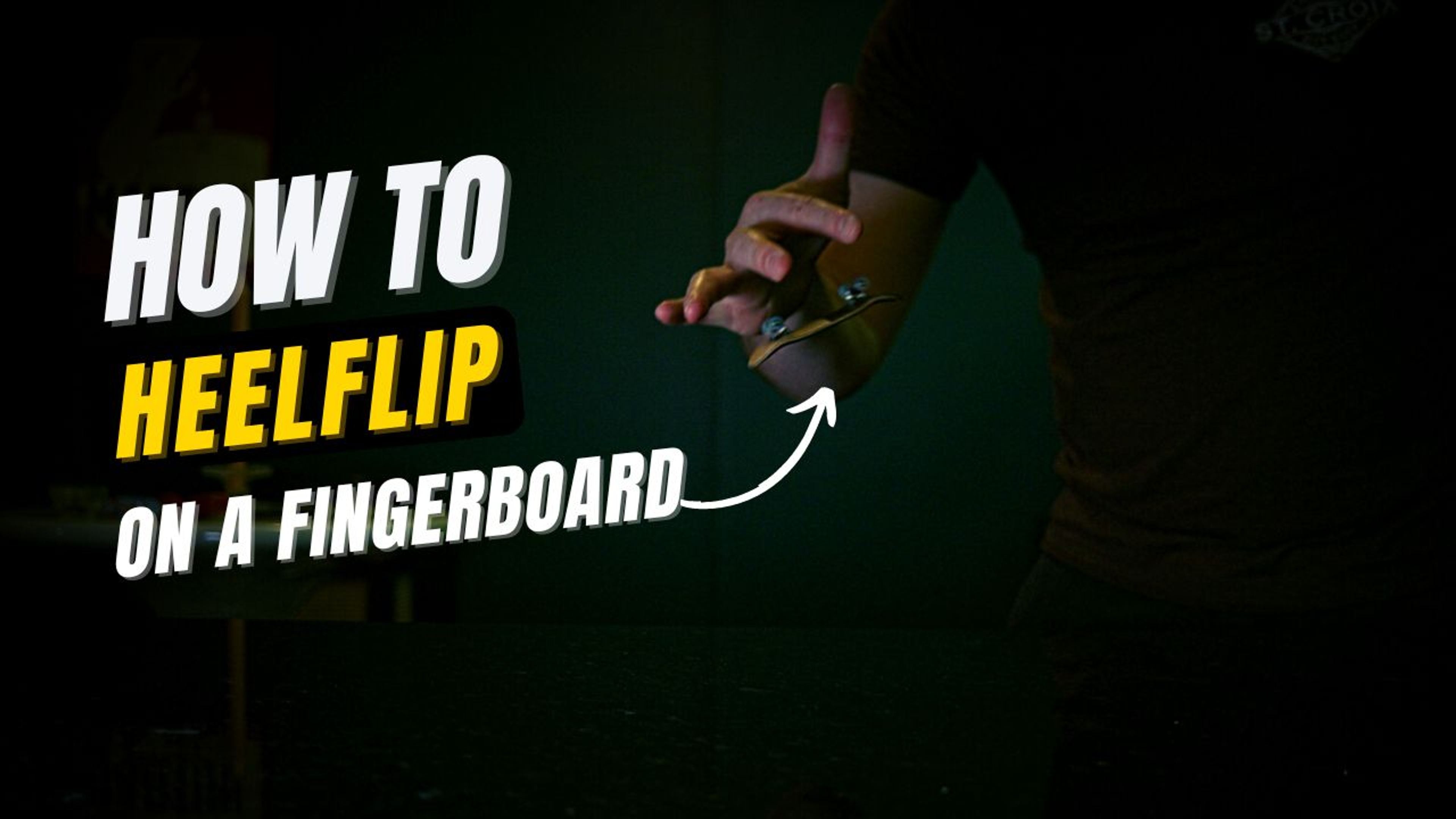 How to Heeflip on a Fingerboard