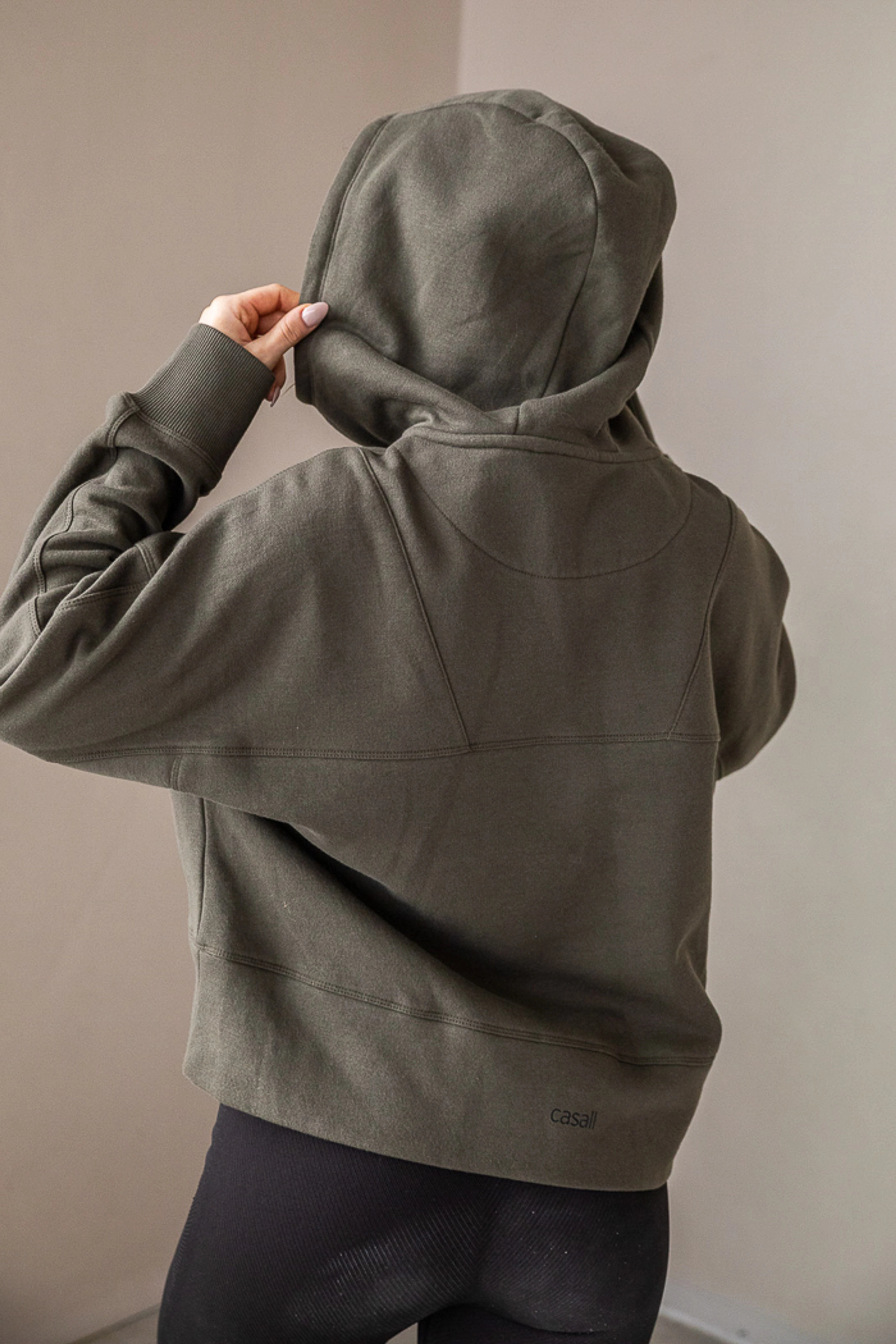 casall oversized zip hoodie