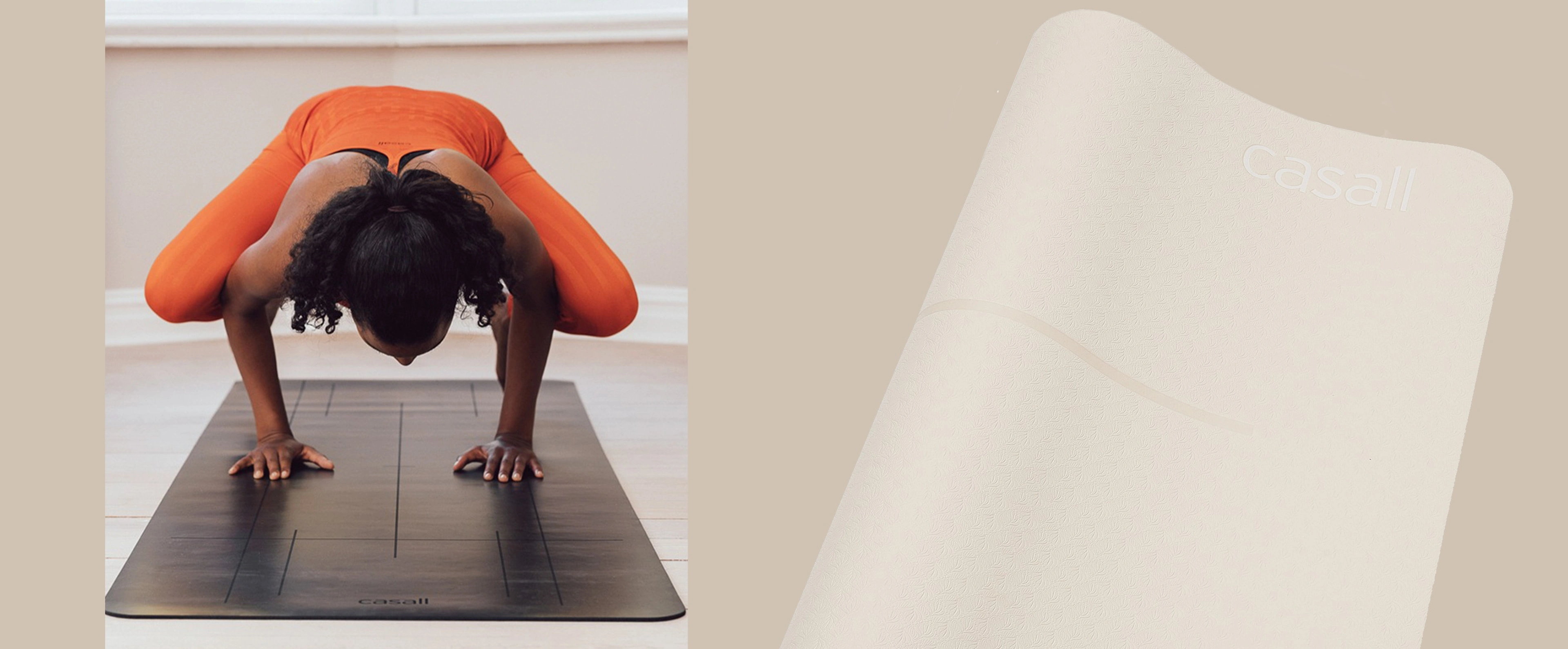 Yogamatter fra Casall kampanjebanner
