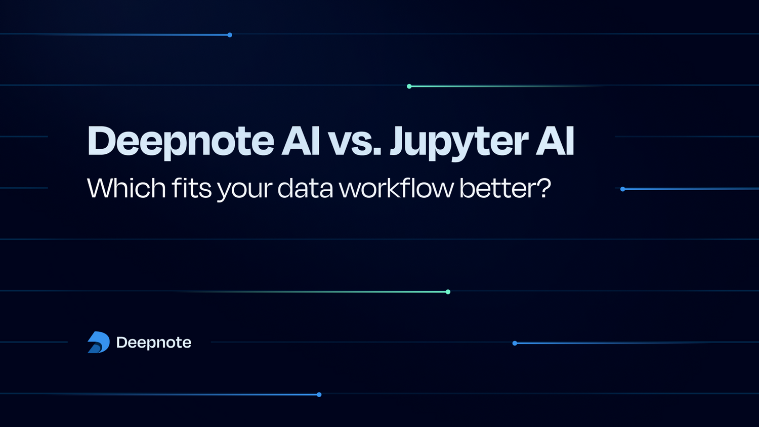 Deepnote AI vs. Jupyter AI: Which fits your data workflow better?