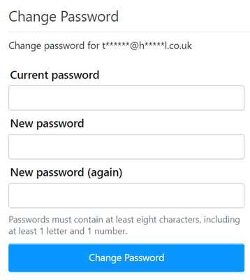 Screenshot of the StackOverflow password reset form
