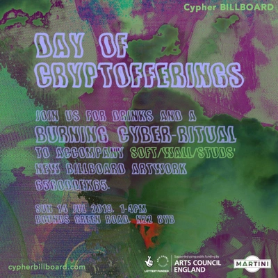 Square poster for Day of crypt0fferings.
