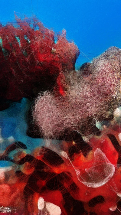 Refik Anadol, Machine Hallucinations - Coral, Generative AI Data Painting E