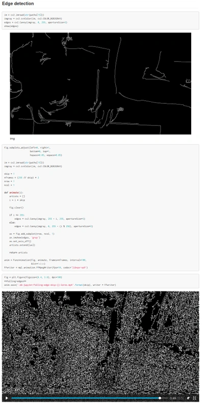 video of coding experiments within the MMCC