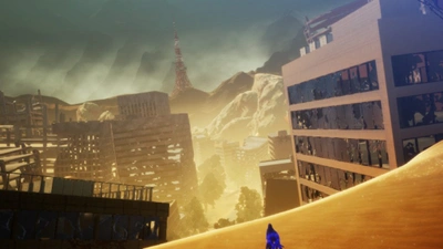 SMT V’s protagonist gets his first glimpse of Tokyo after the end-times. 