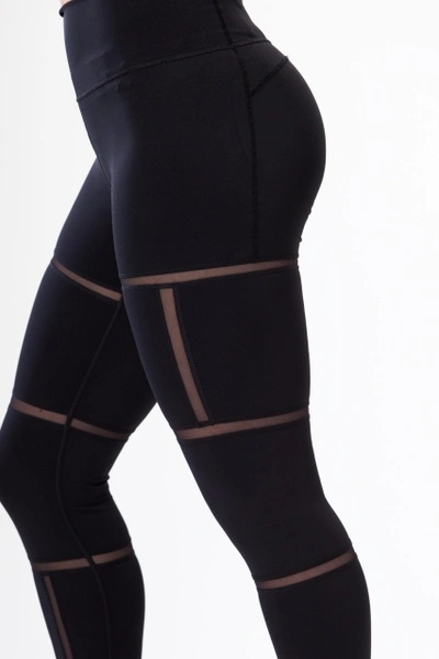 Believe This Geo Mesh Long Tights