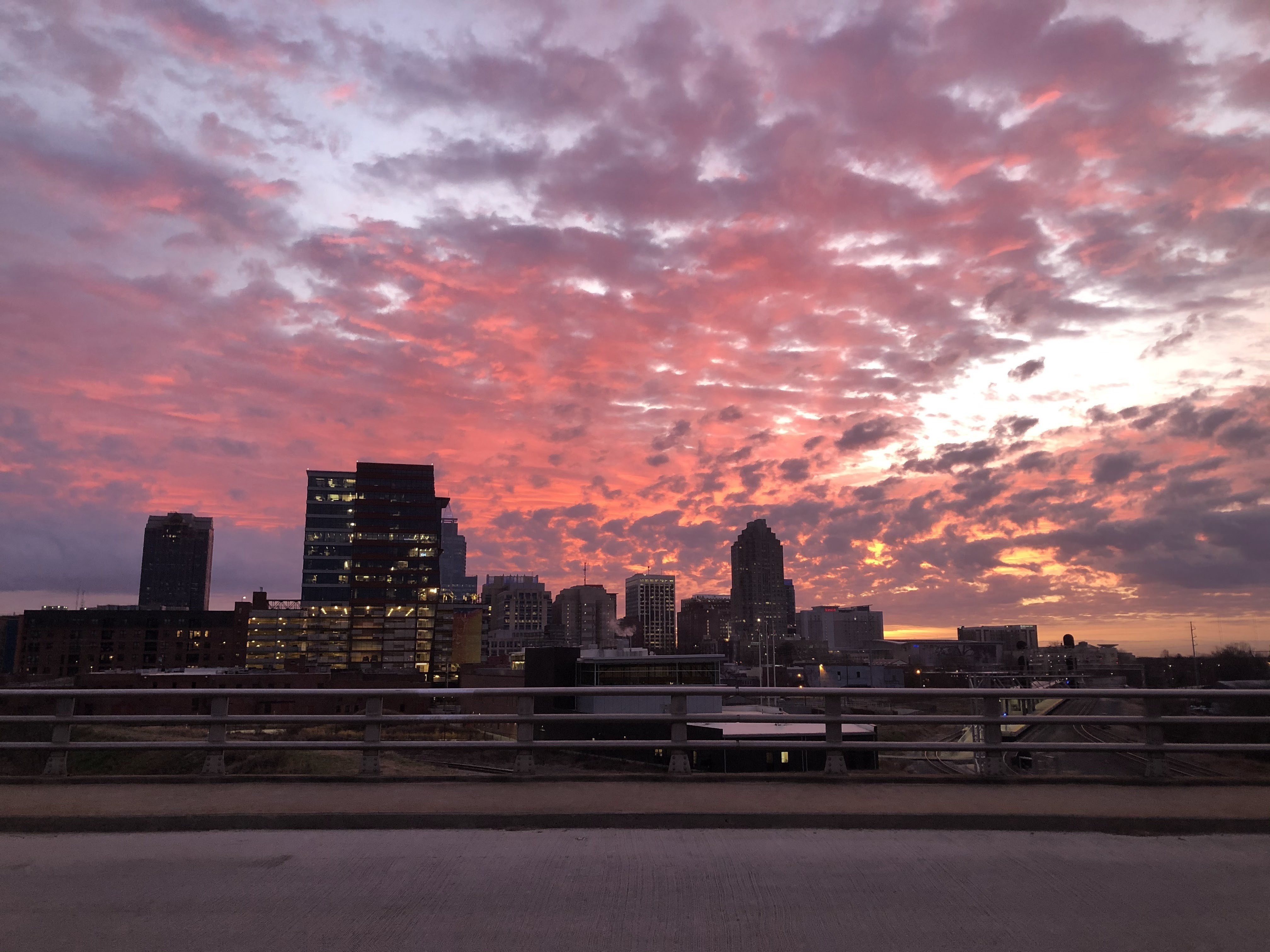 Raleigh Skyline at Dusk | Bellhop