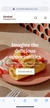 Screenshot from the Chobani Foodservice mobile homepage