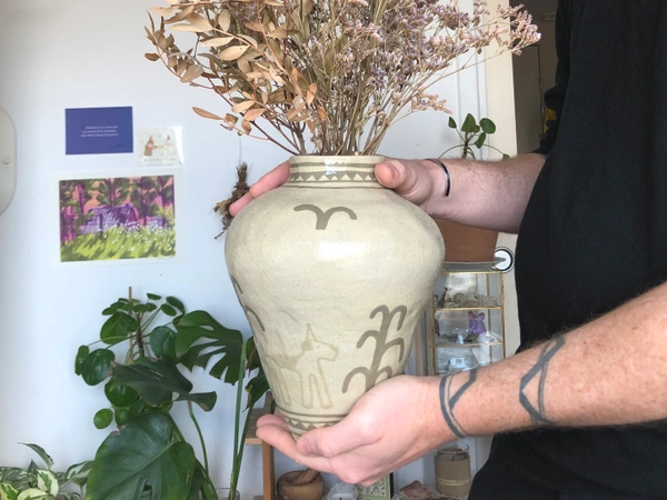 Vase chien