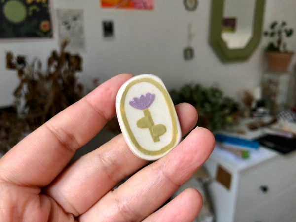 Broches fleuri