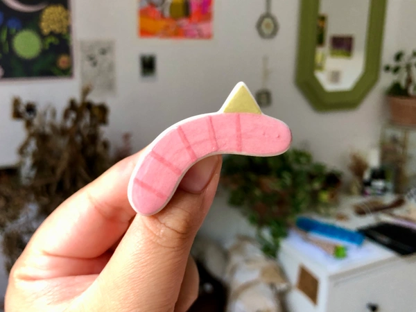 Broches ver de terre en fête