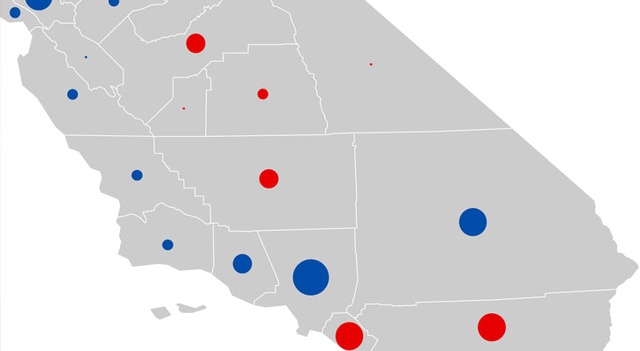 Project thumbnail for California Election Bivariate Map