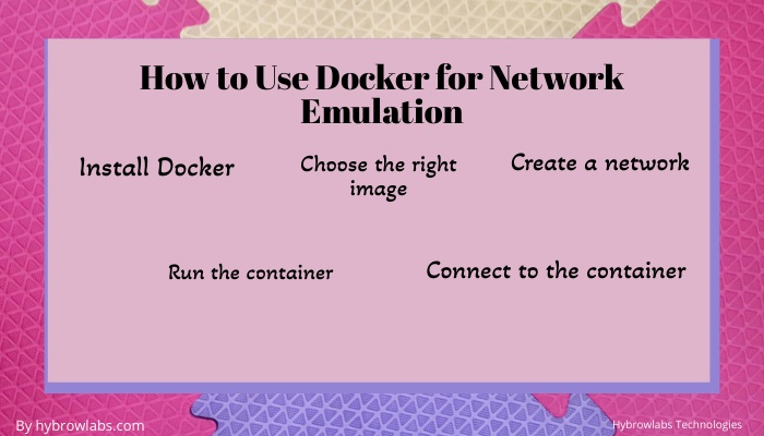 How to Use Docker for Network Emulation