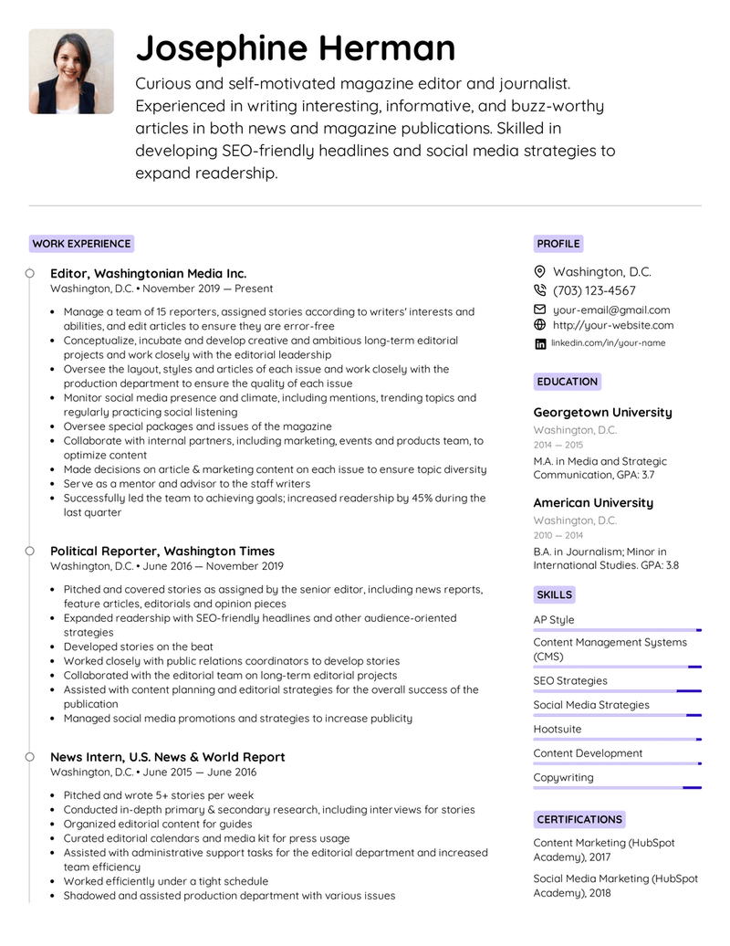 Functional Resume