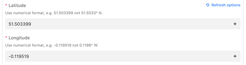 OpenWeather Airtable Latitude Longitude